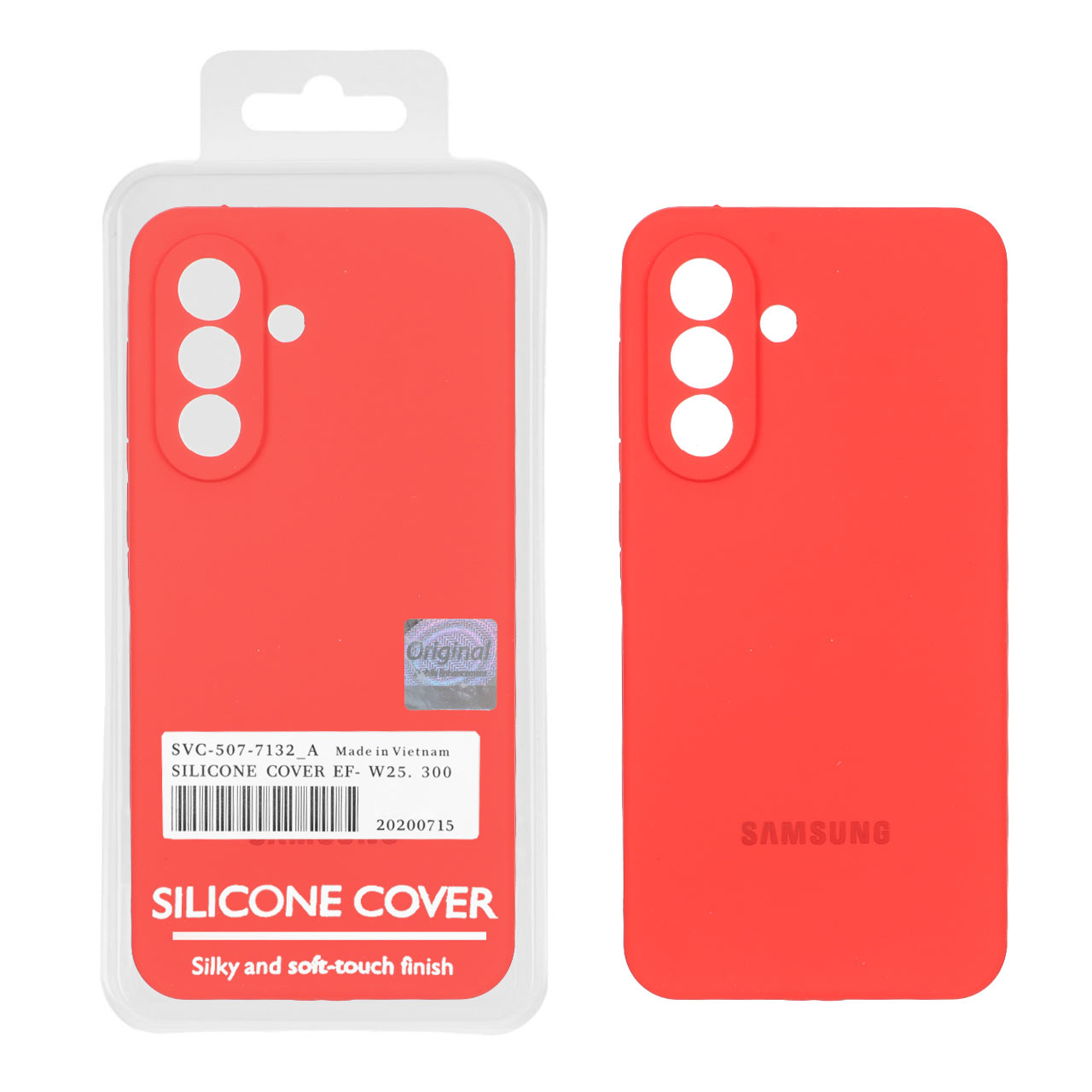 قاب سیلیکونی پاک کنی اورجینال Master Quality مدل Samsung Galaxy A57 - قرمز (پک دار) - اسپه کالا قاب سیلیکونی پاک کنی اورجینال Master Quality مدل Samsung Galaxy A57 - قرمز (پک دار) - تصویر 1