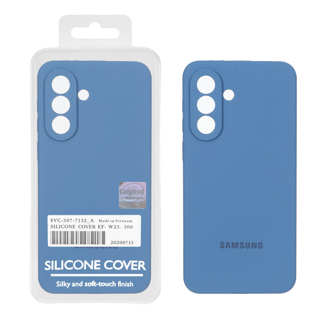 قاب سیلیکونی پاک کنی اورجینال Master Quality مدل Samsung Galaxy A57 - آبی تیره (پک دار) - اسپه کالا قاب سیلیکونی پاک کنی اورجینال Master Quality مدل Samsung Galaxy A57 - آبی تیره (پک دار) - تصویر 1