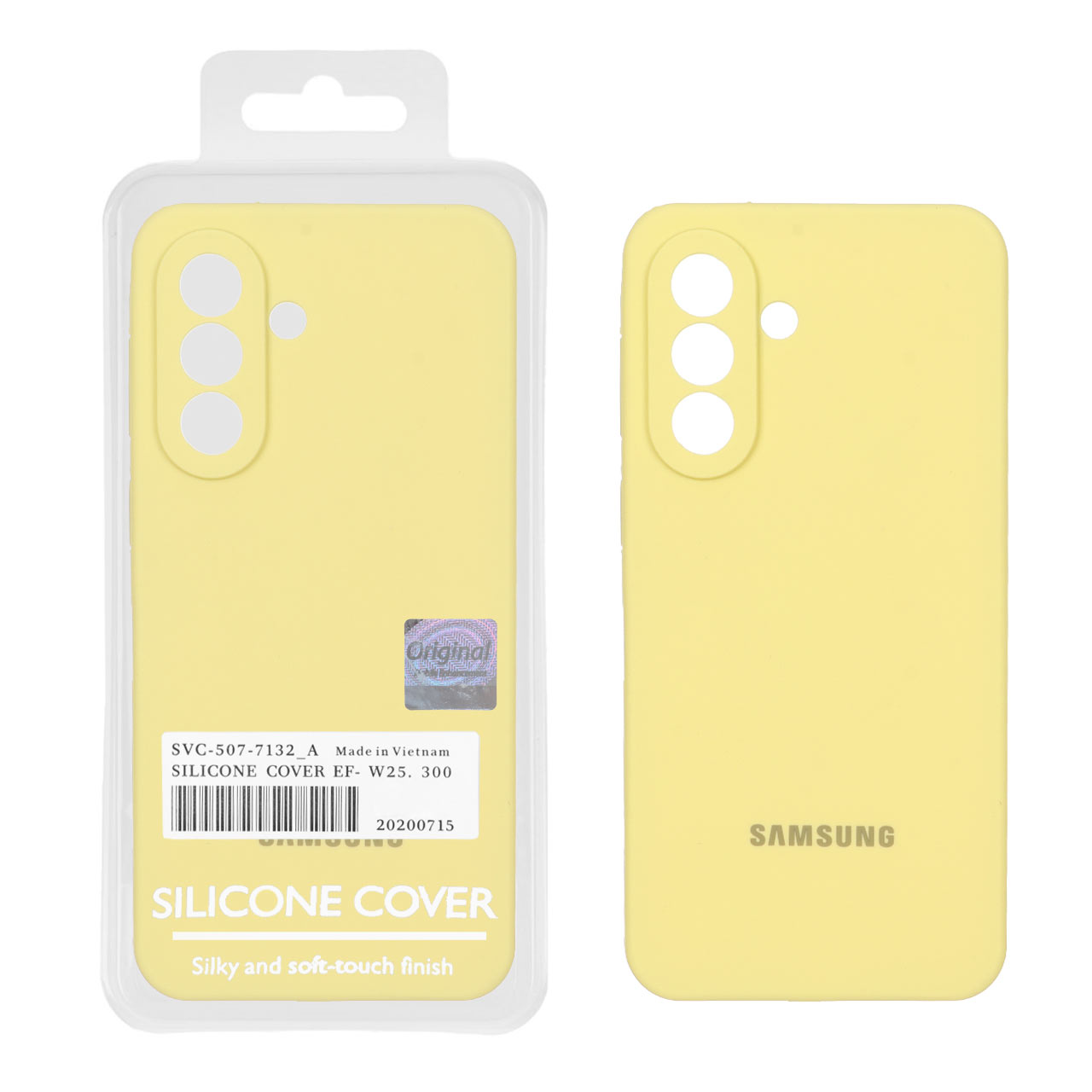 قاب سیلیکونی پاک کنی اورجینال Master Quality مدل Samsung Galaxy A57 - لیمویی (پک دار) - اسپه کالا قاب سیلیکونی پاک کنی اورجینال Master Quality مدل Samsung Galaxy A57 - لیمویی (پک دار) - تصویر 1