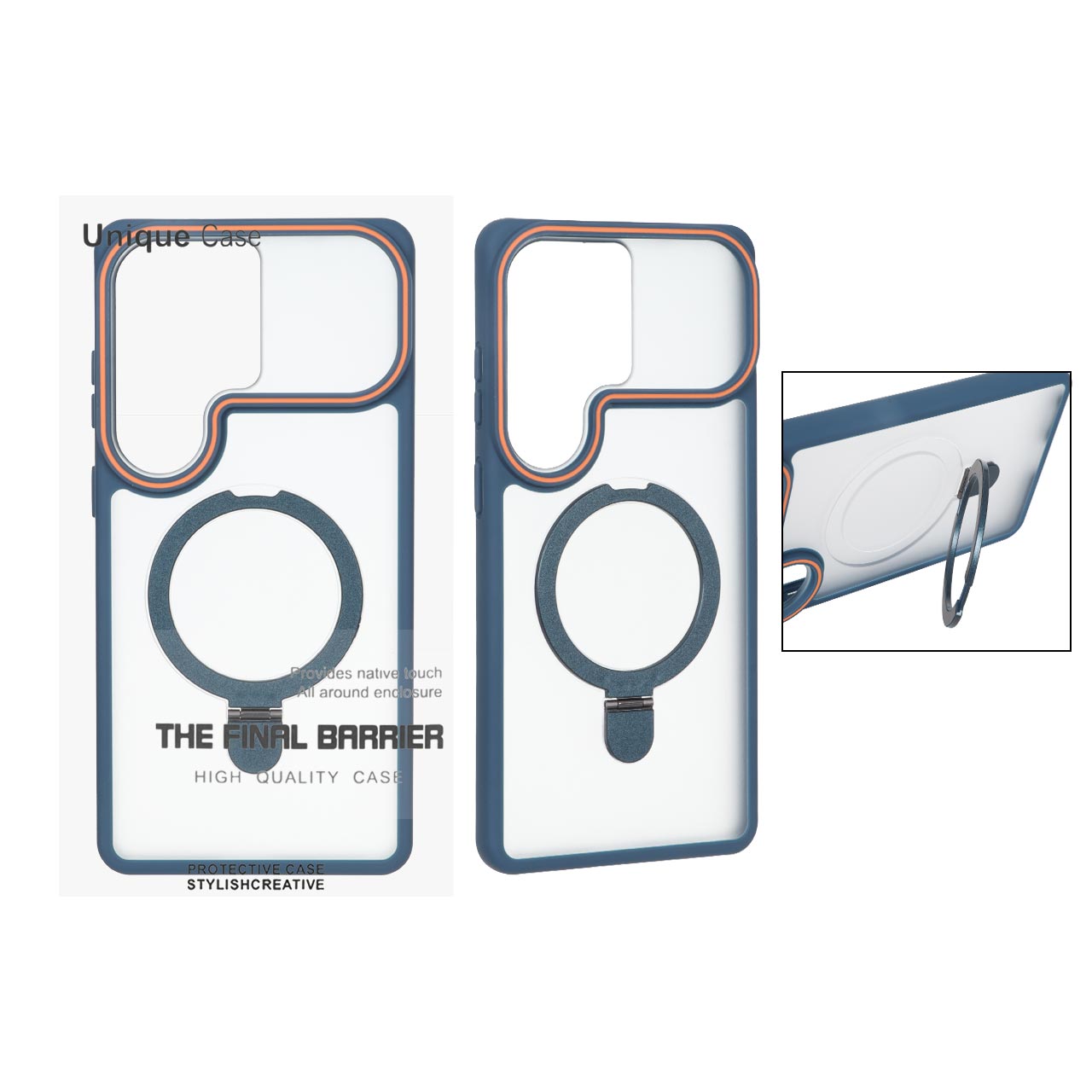 قاب اورجینال Unique Case مات لوپ استندشو Samsung Galaxy S26 Ultra - سرمه ای (پک دار) - اسپه کالا قاب اورجینال Unique Case مات لوپ استندشو Samsung Galaxy S26 Ultra - سرمه ای (پک دار) - تصویر 1