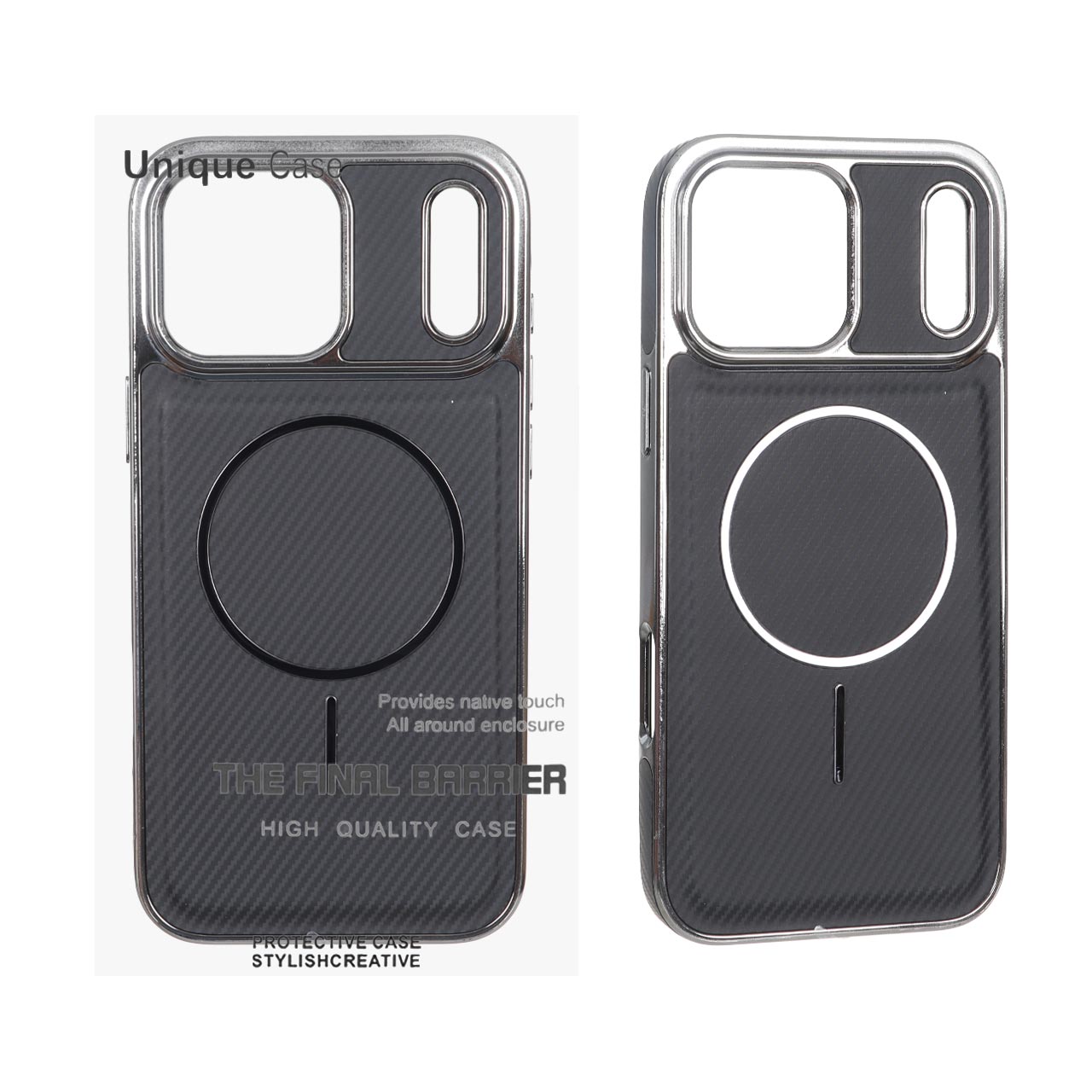 قاب اورجینال Unique Case هاشور مگنت فلزی Gunmetal مدل Apple iPhone 17 Pro Max - مشکی (پک دار) - اسپه کالا قاب اورجینال Unique Case هاشور مگنت فلزی Gunmetal مدل Apple iPhone 17 Pro Max - مشکی (پک دار) - تصویر 1