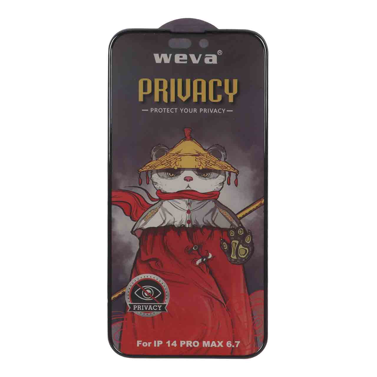 محافظ صفحه نمایش شیشه ای ایربگ دار Full Cover Privacy Weva مدل Apple iPhone 14 Pro Max - اسپه کالا محافظ صفحه نمایش شیشه ای ایربگ دار Full Cover Privacy Weva مدل Apple iPhone 14 Pro Max - تصویر 1