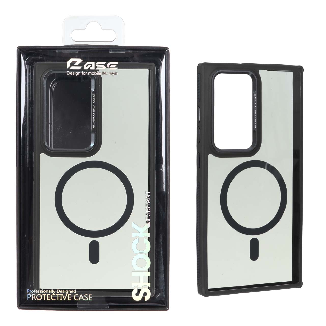 قاب Pro Camera لنز آلومینیومی دودی MagSafe دور هاشور Samsung Galaxy S24 Ultra - مشکی (پک دار) - MPS - اسپه کالا قاب Pro Camera لنز آلومینیومی دودی MagSafe دور هاشور Samsung Galaxy S24 Ultra - مشکی (پک دار) - MPS - تصویر 1