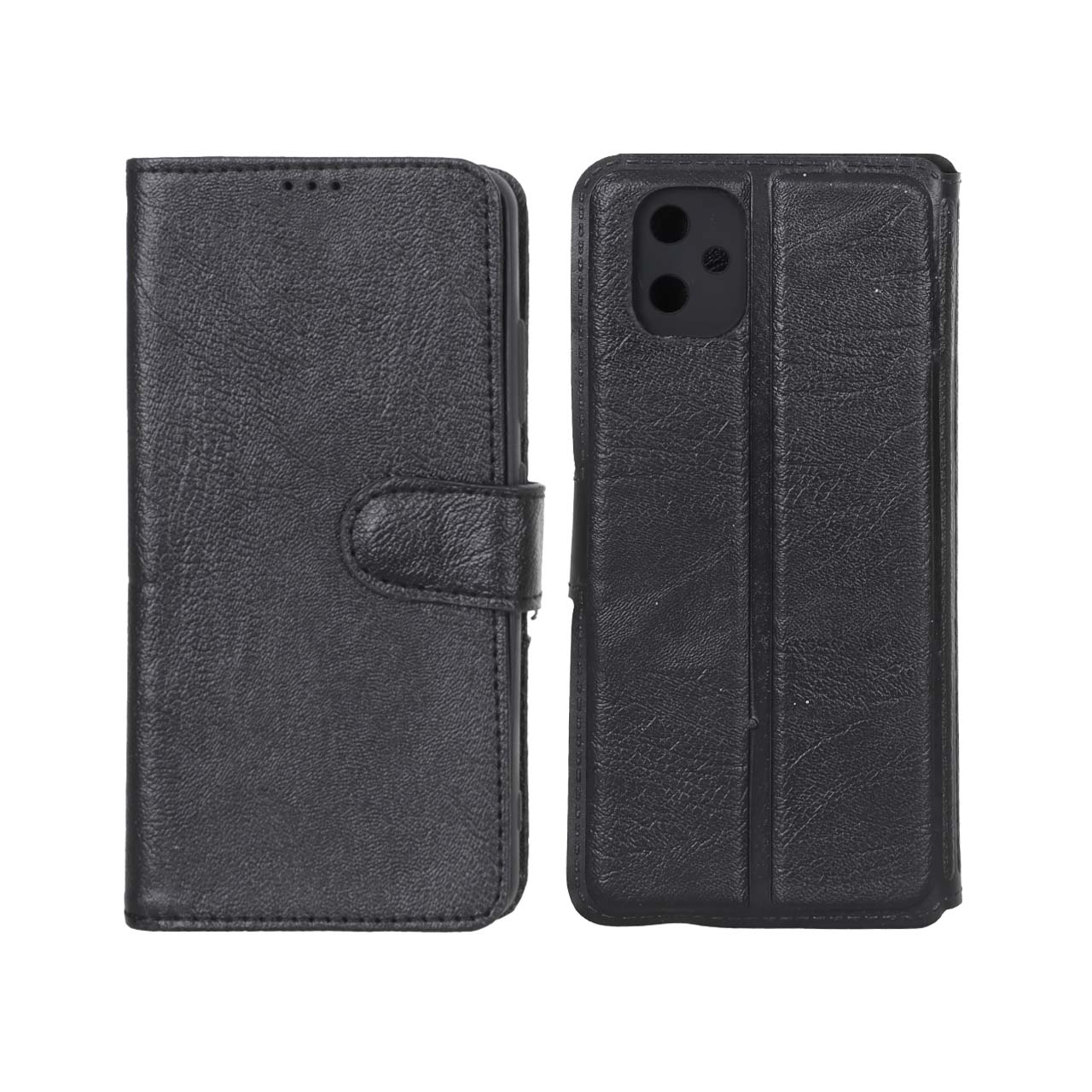 کیف موبایل چرمی مگنتی محافظ لنزدار Samsung Galaxy A05 / M05 / F05 - مشکی کد 1 - اسپه کالا کیف موبایل چرمی مگنتی محافظ لنزدار Samsung Galaxy A05 / M05 / F05 - مشکی کد 1 - تصویر 1