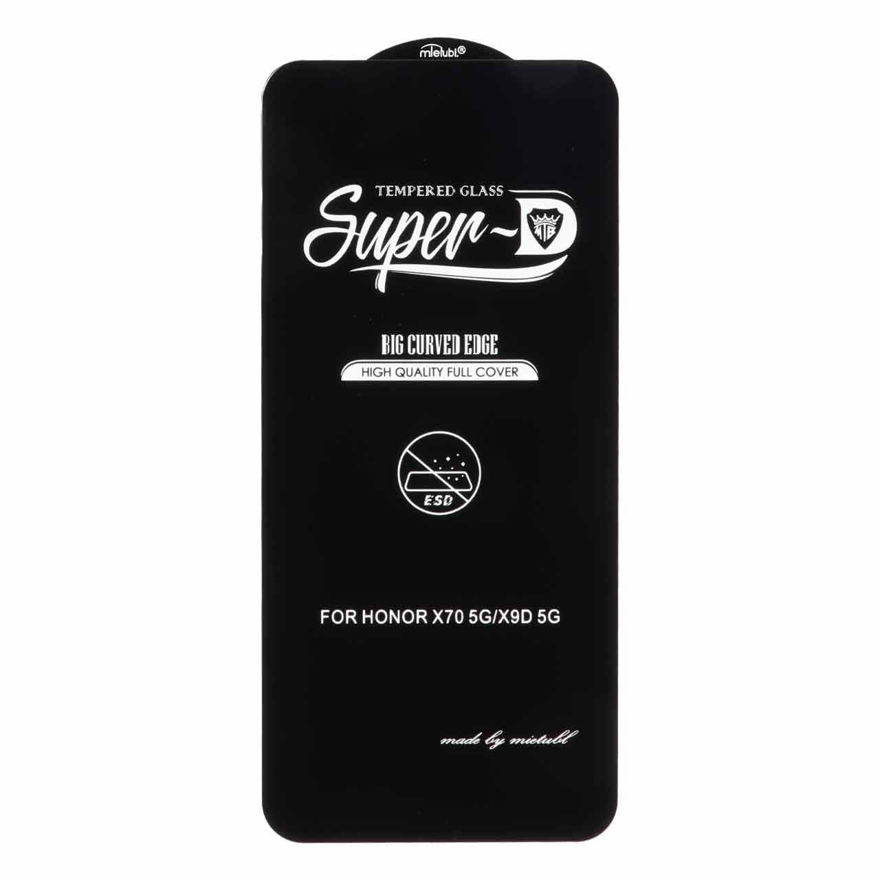محافظ صفحه نمایش شیشه ای Full Cover Super D Mietubl - ESD مدل ORG - Honor X9D - اسپه کالا محافظ صفحه نمایش شیشه ای Full Cover Super D Mietubl - ESD مدل ORG - Honor X9D - تصویر 1
