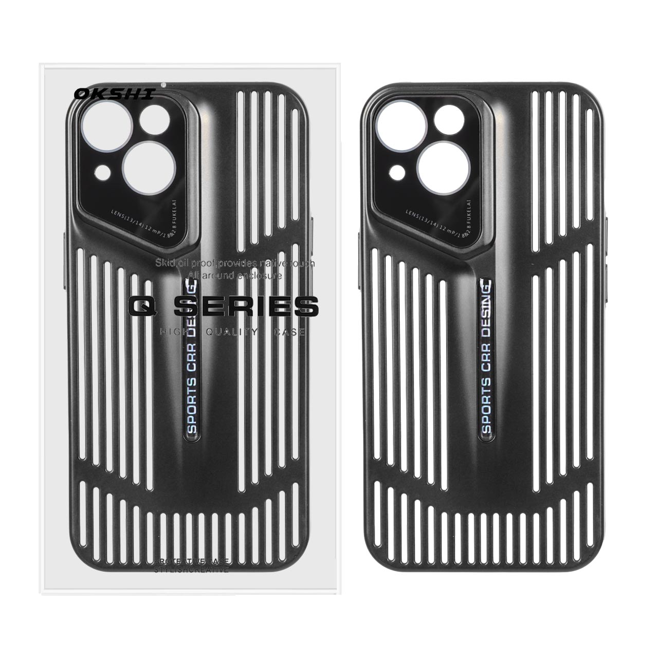 قاب Sports CRR Design مدل Apple iPhone 13 / iPhone 14 - مشکی (پک دار) - اسپه کالا قاب Sports CRR Design مدل Apple iPhone 13 / iPhone 14 - مشکی (پک دار) - تصویر 1