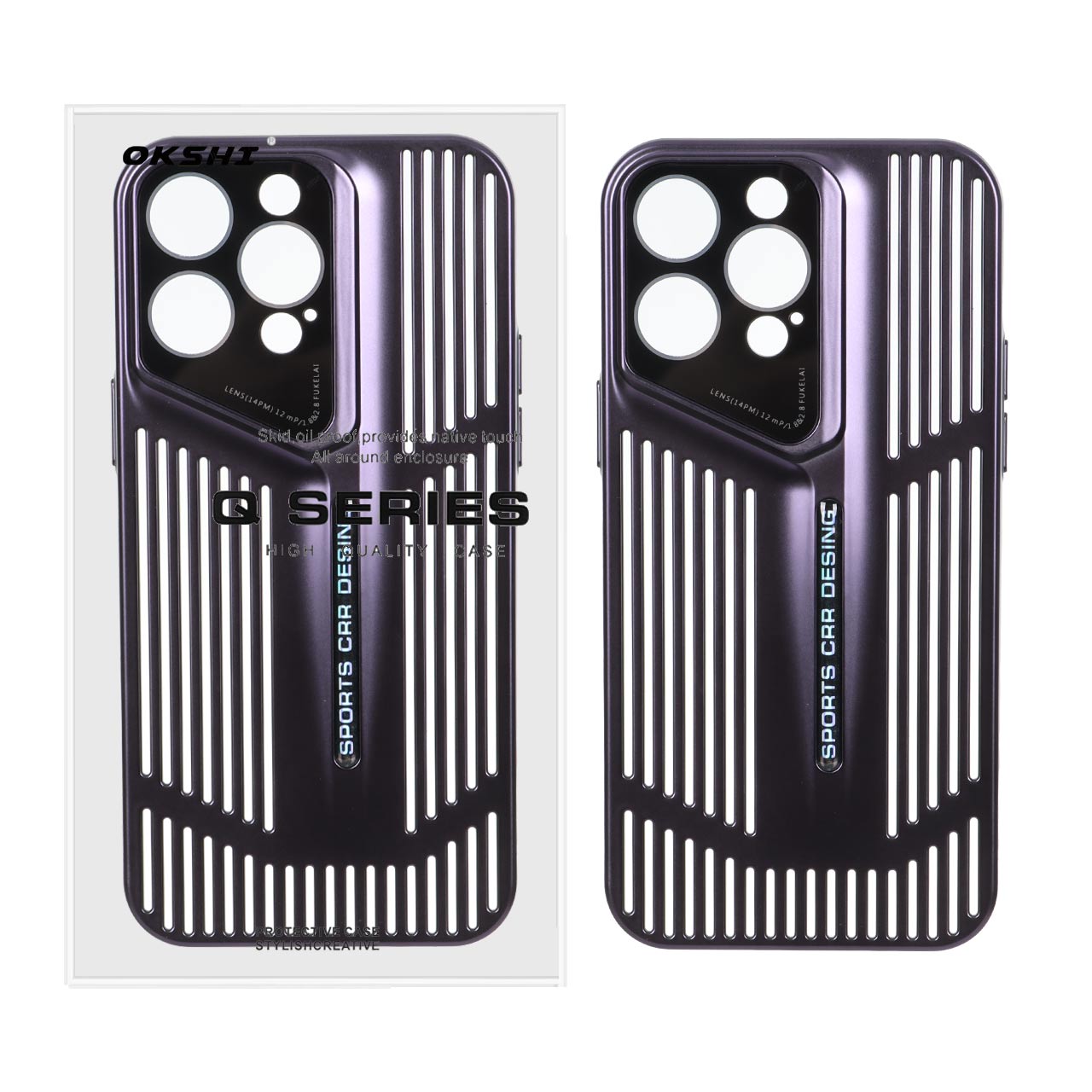 قاب Sports CRR Design مدل Apple iPhone 14 Pro Max - بنفش (پک دار) - اسپه کالا قاب Sports CRR Design مدل Apple iPhone 14 Pro Max - بنفش (پک دار) - تصویر 1
