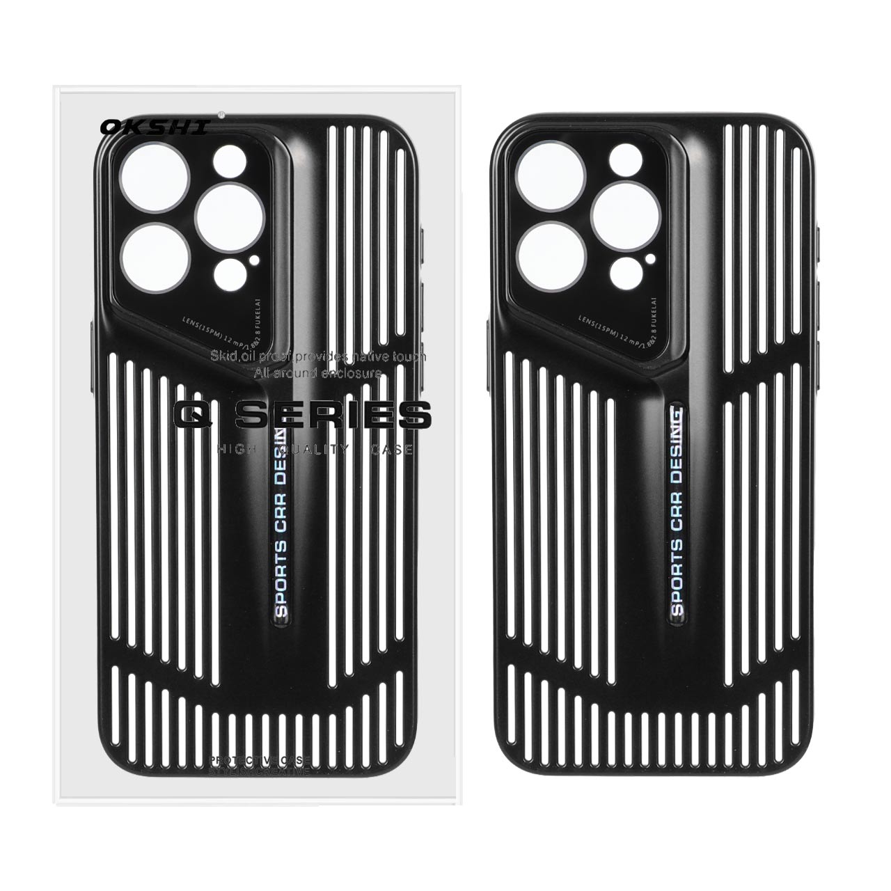 قاب Sports CRR Design مدل Apple iPhone 15 Pro Max - مشکی (پک دار) - اسپه کالا قاب Sports CRR Design مدل Apple iPhone 15 Pro Max - مشکی (پک دار) - تصویر 1