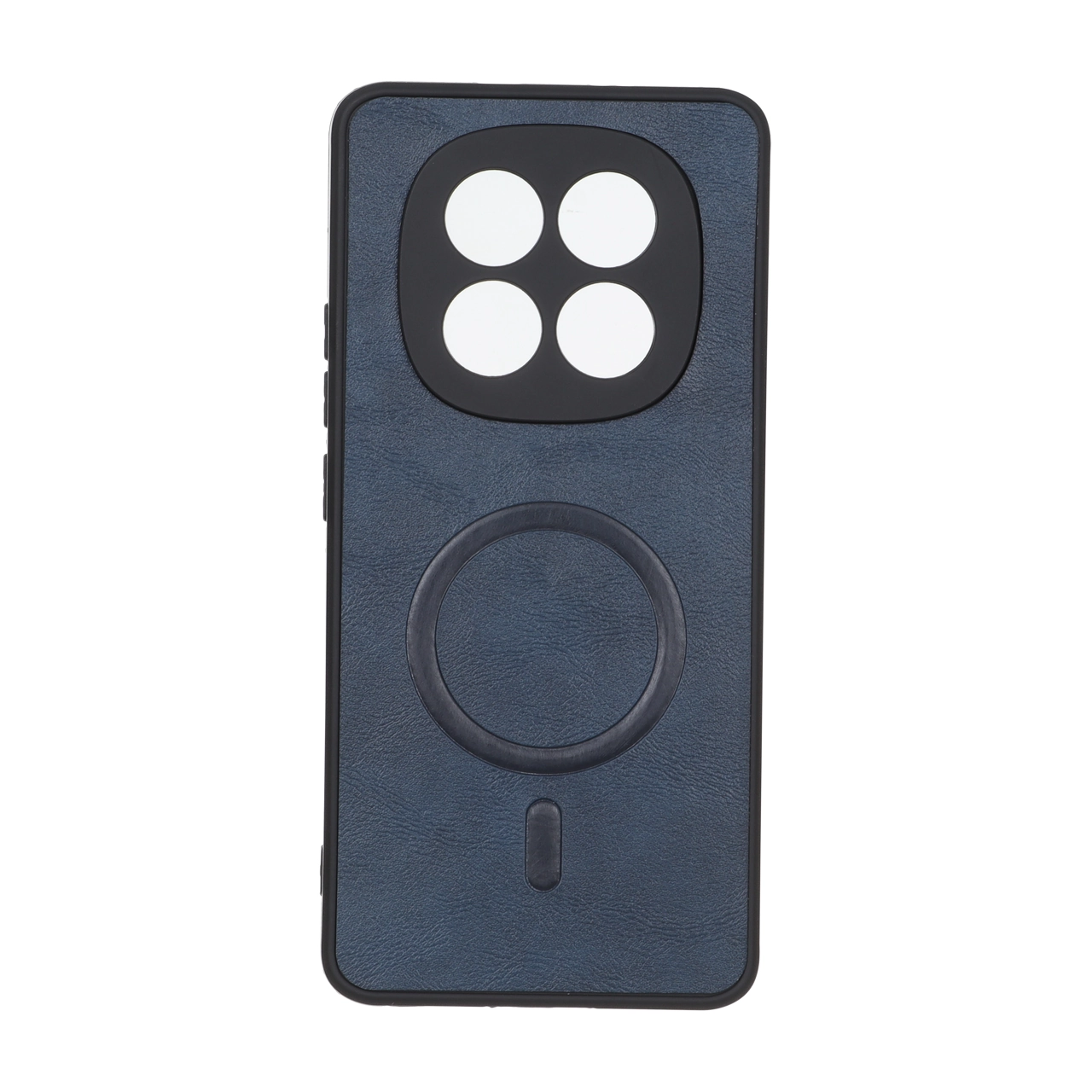 قاب چرمی طرح مگ سیف محافظ لنزدار Xiaomi Redmi Note 15 - سرمه ای - اسپه کالا قاب چرمی طرح مگ سیف محافظ لنزدار Xiaomi Redmi Note 15 - سرمه ای - تصویر 1