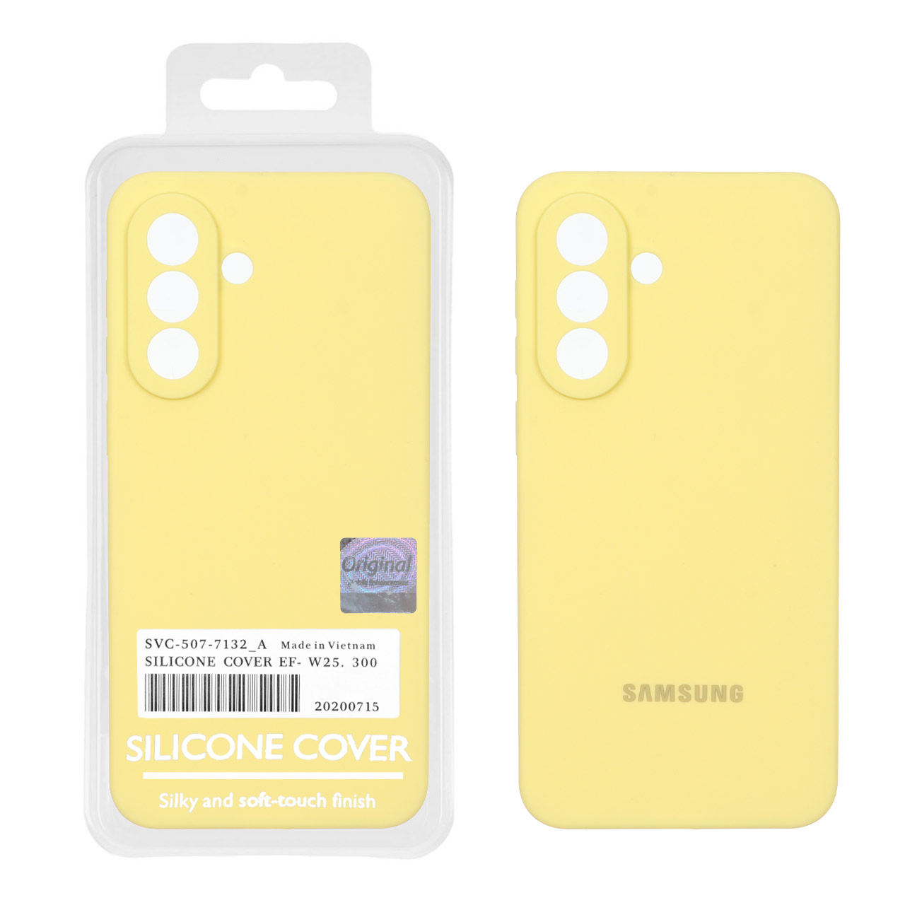 قاب سیلیکونی پاک کنی اورجینال Master Quality مدل Samsung Galaxy A37 - لیمویی (پک دار) - اسپه کالا قاب سیلیکونی پاک کنی اورجینال Master Quality مدل Samsung Galaxy A37 - لیمویی (پک دار) - تصویر 1