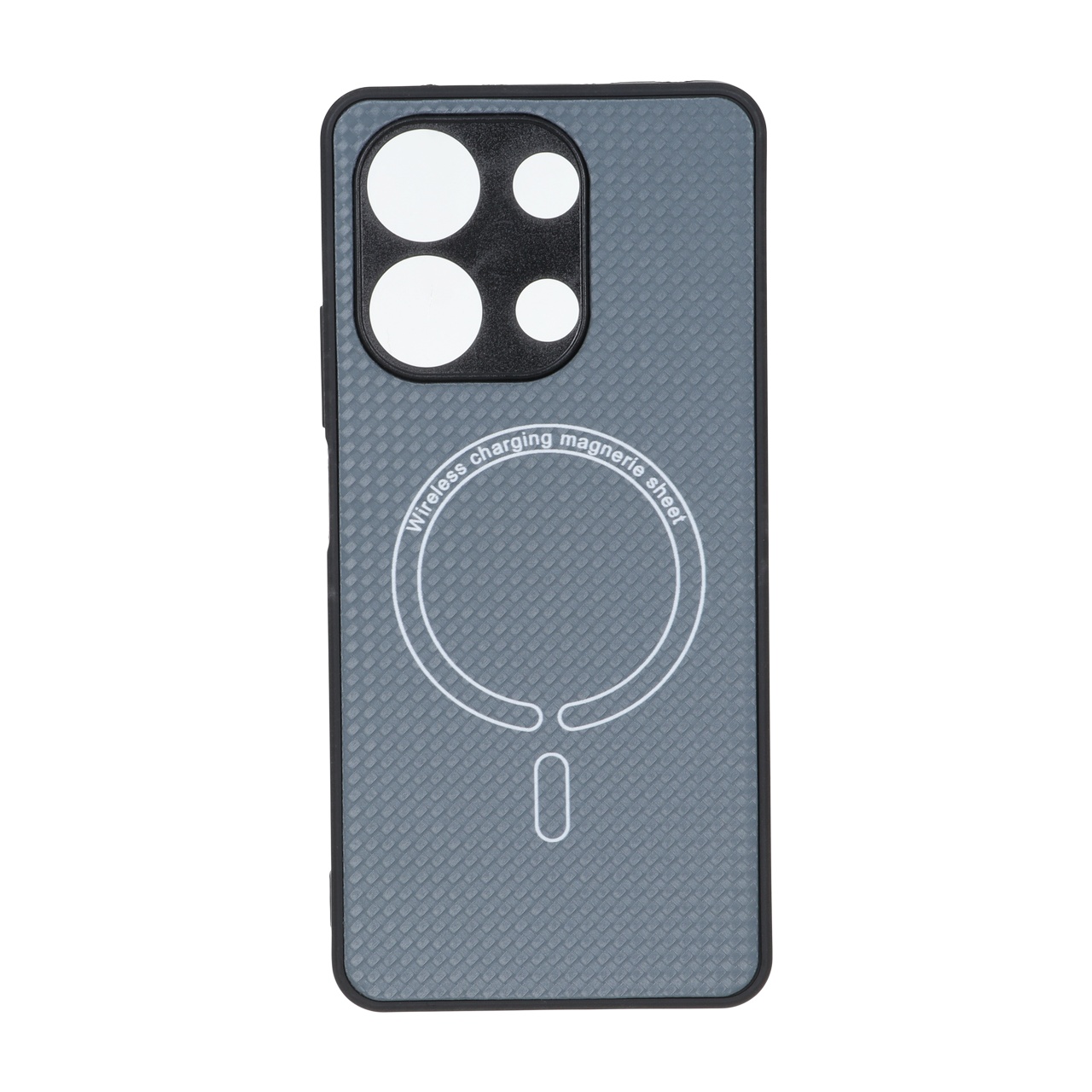 قاب کربنی طرح Magnetic محافظ لنزدار Xiaomi Redmi Note 13 4G - خاکستری - اسپه کالا قاب کربنی طرح Magnetic محافظ لنزدار Xiaomi Redmi Note 13 4G - خاکستری - تصویر 1