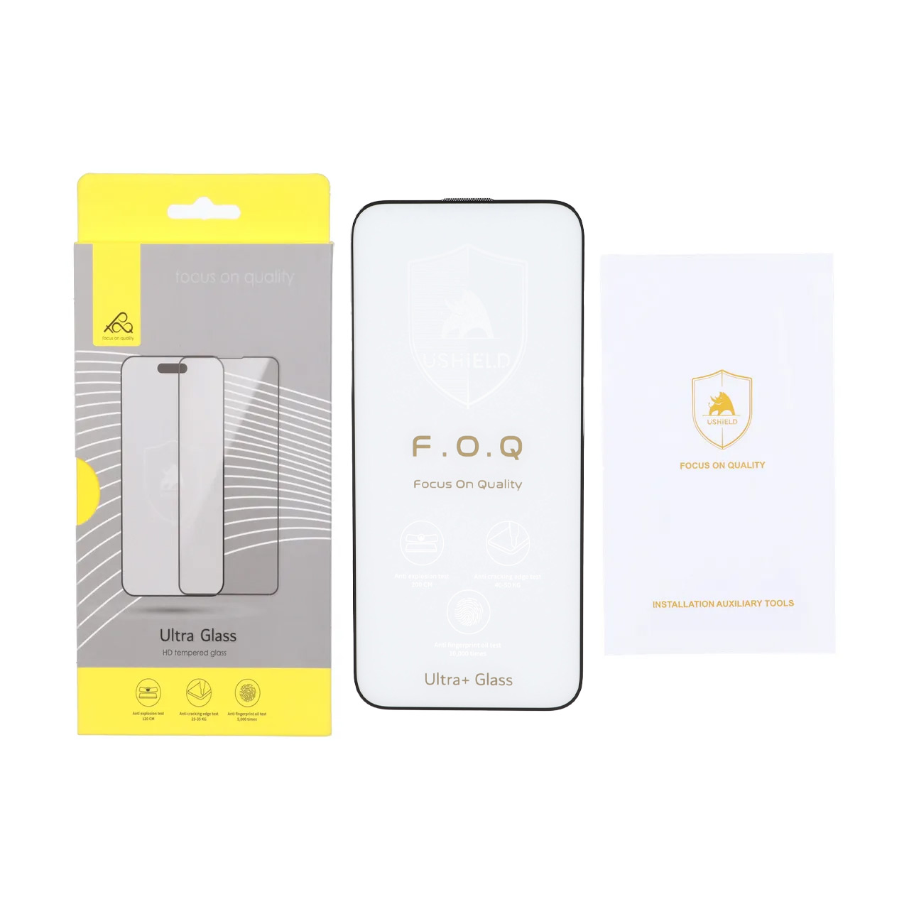 محافظ صفحه نمایش شیشه ای اورجینال مات Ultra Glass Ushield مدل Apple iPhone 15 Pro Max (پک دار) - اسپه کالا محافظ صفحه نمایش شیشه ای اورجینال مات Ultra Glass Ushield مدل Apple iPhone 15 Pro Max (پک دار) - تصویر 1