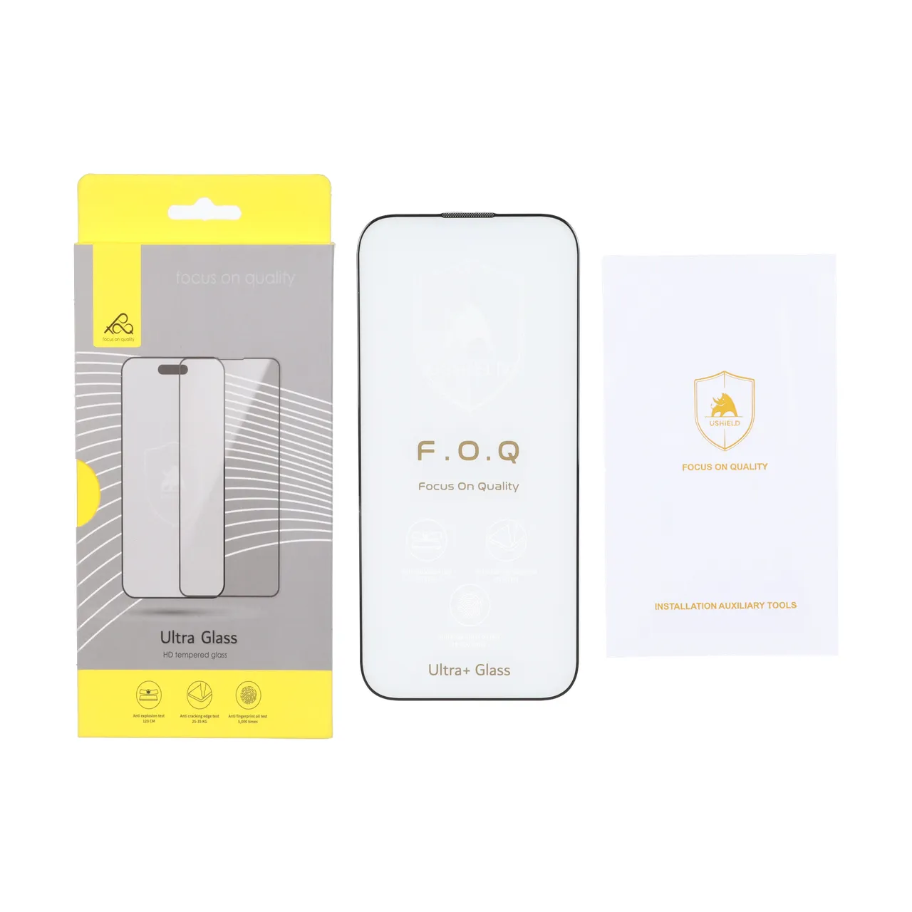 محافظ صفحه نمایش شیشه ای اورجینال مات Ultra Glass Ushield مدل Apple iPhone 16 / iPhone 15 / iPhone 14 Pro (پک دار) - اسپه کالا محافظ صفحه نمایش شیشه ای اورجینال مات Ultra Glass Ushield مدل Apple iPhone 16 / iPhone 15 / iPhone 14 Pro (پک دار) - تصویر 1