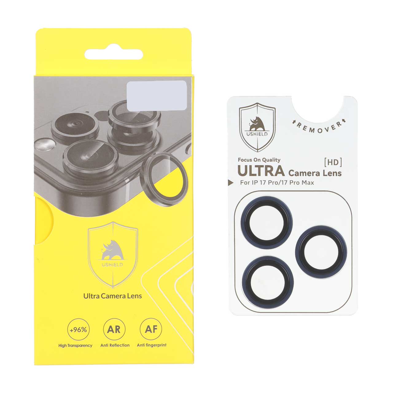 محافظ لنز رینگی اورجینال Ultra Camera Lens Ushield شابلون دار Apple iPhone 17 Pro Max / iPhone 17 Pro - سرمه ای (پک دار) - اسپه کالا محافظ لنز رینگی اورجینال Ultra Camera Lens Ushield شابلون دار Apple iPhone 17 Pro Max / iPhone 17 Pro - سرمه ای (پک دار) - تصویر 1
