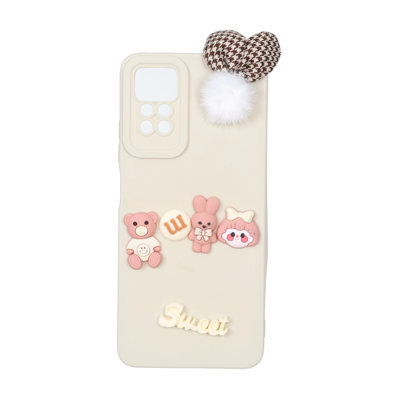 قاب برجسته عروسکی پشمی Sweet مدل Xiaomi Redmi Note 12 Pro 4G / Redmi Note 11 Pro - کرم - اسپه کالا قاب برجسته عروسکی پشمی Sweet مدل Xiaomi Redmi Note 12 Pro 4G / Redmi Note 11 Pro - کرم - تصویر 1