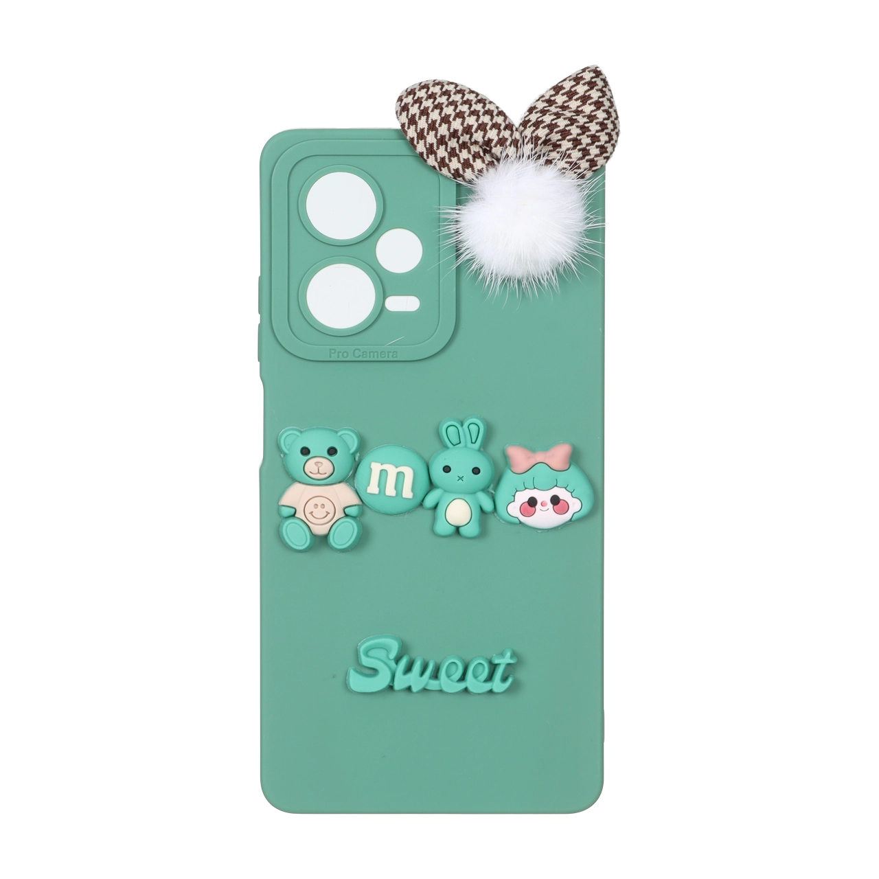 قاب برجسته عروسکی پشمی Sweet مدل Xiaomi Redmi Note 12 Pro Plus - سبز - اسپه کالا قاب برجسته عروسکی پشمی Sweet مدل Xiaomi Redmi Note 12 Pro Plus - سبز - تصویر 1
