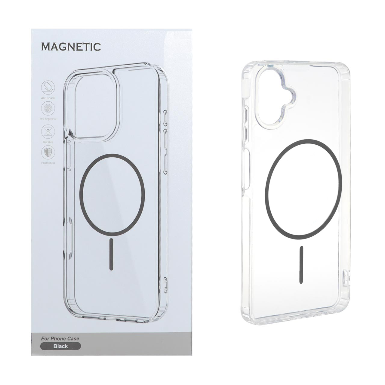 قاب اورجینال Magnetic دور ژله ای MagSafe مدل Samsung Galaxy A07 - خاکستری (پک دار) - اسپه کالا قاب اورجینال Magnetic دور ژله ای MagSafe مدل Samsung Galaxy A07 - خاکستری (پک دار) - تصویر 1