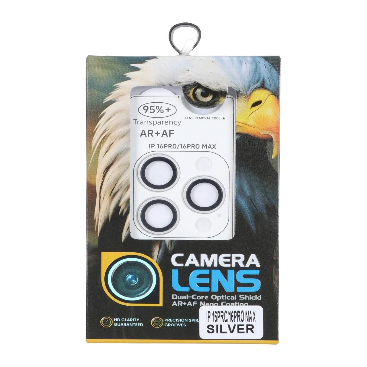 محافظ لنز رینگی اورجینال Eagle شابلون دار با قابلیت نصب مجدد Apple iPhone 16 Pro Max / iPhone 16 Pro - نقره ای (پک دار) - اسپه کالا محافظ لنز رینگی اورجینال Eagle شابلون دار با قابلیت نصب مجدد Apple iPhone 16 Pro Max / iPhone 16 Pro - نقره ای (پک دار) - تصویر 1
