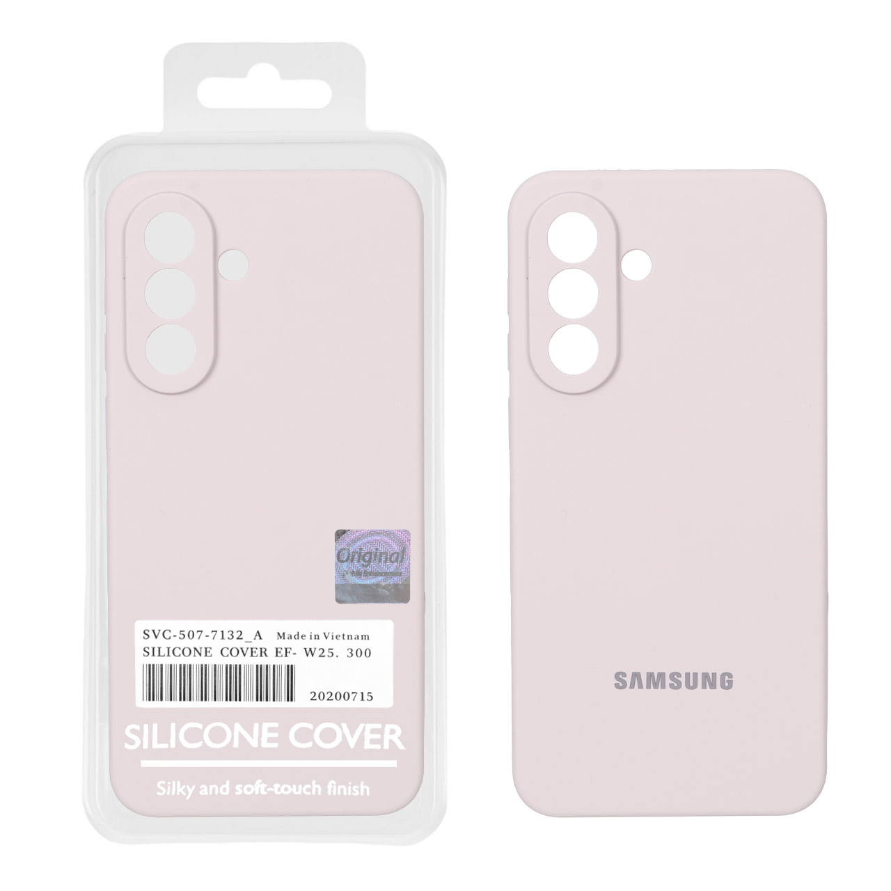 قاب سیلیکونی پاک کنی اورجینال Master Quality مدل Samsung Galaxy A37 - خاکی (پک دار) - اسپه کالا قاب سیلیکونی پاک کنی اورجینال Master Quality مدل Samsung Galaxy A37 - خاکی (پک دار) - تصویر 1