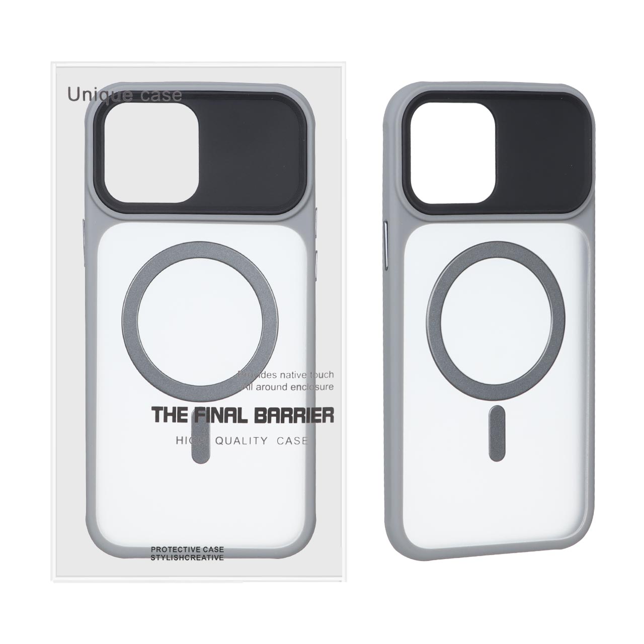 قاب اورجینال Unique Case مات MagSafe مدل Apple iPhone 13 Pro Max - خاکستری (پک دار) - اسپه کالا قاب اورجینال Unique Case مات MagSafe مدل Apple iPhone 13 Pro Max - خاکستری (پک دار) - تصویر 1