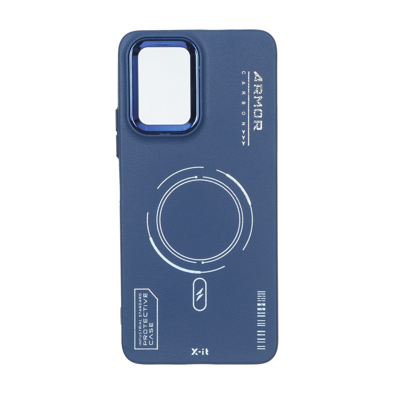 قاب Armor لنز متال Texture طرح مگ سیف Xiaomi Redmi Note 10 Pro 5G / Poco X3 GT - سرمه ای - اسپه کالا قاب Armor لنز متال Texture طرح مگ سیف Xiaomi Redmi Note 10 Pro 5G / Poco X3 GT - سرمه ای - تصویر 1
