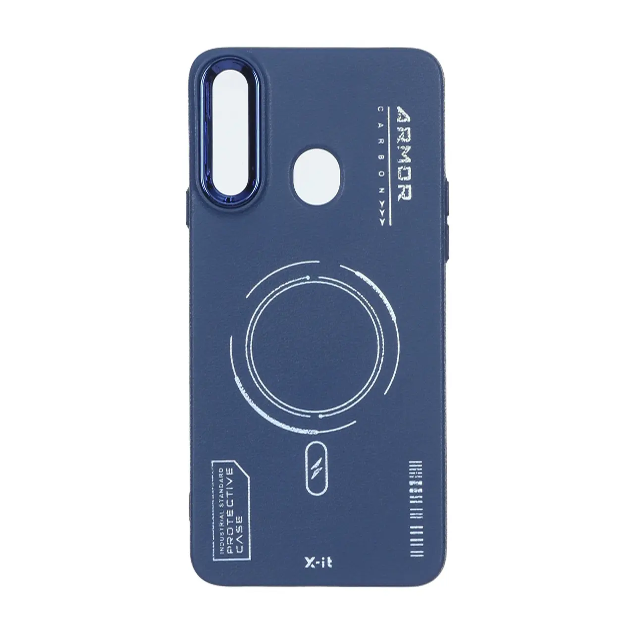 قاب Armor لنز متال Texture طرح مگ سیف Samsung Galaxy A20s - سرمه ای - اسپه کالا قاب Armor لنز متال Texture طرح مگ سیف Samsung Galaxy A20s - سرمه ای - تصویر 1