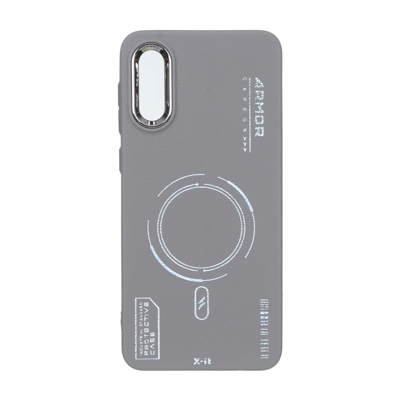 قاب Armor لنز متال Texture طرح مگ سیف Samsung Galaxy A02 / M02 - خاکستری - اسپه کالا قاب Armor لنز متال Texture طرح مگ سیف Samsung Galaxy A02 / M02 - خاکستری - تصویر 1