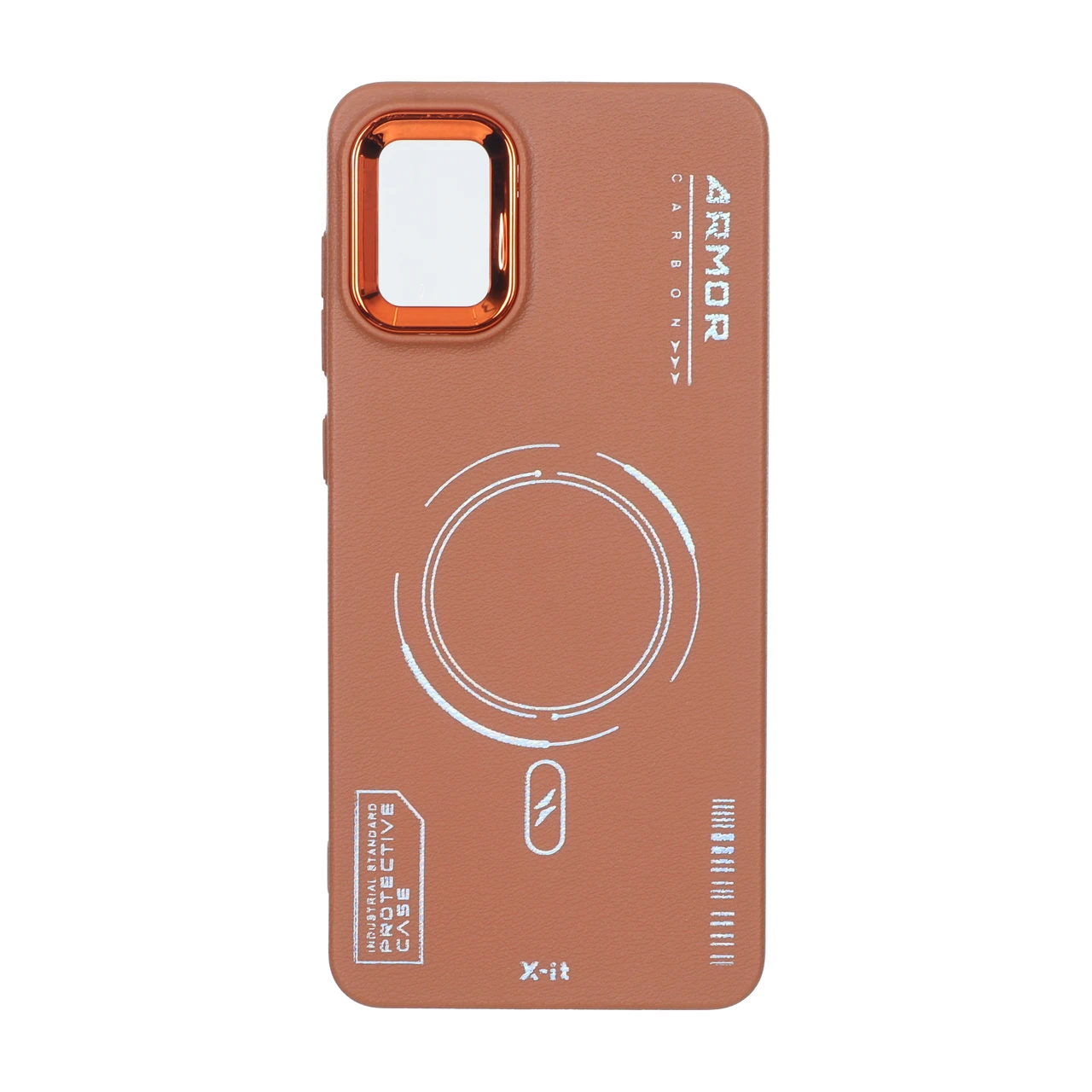 قاب Armor لنز متال Texture طرح مگ سیف Samsung Galaxy A31 - قهوه ای - اسپه کالا قاب Armor لنز متال Texture طرح مگ سیف Samsung Galaxy A31 - قهوه ای - تصویر 1