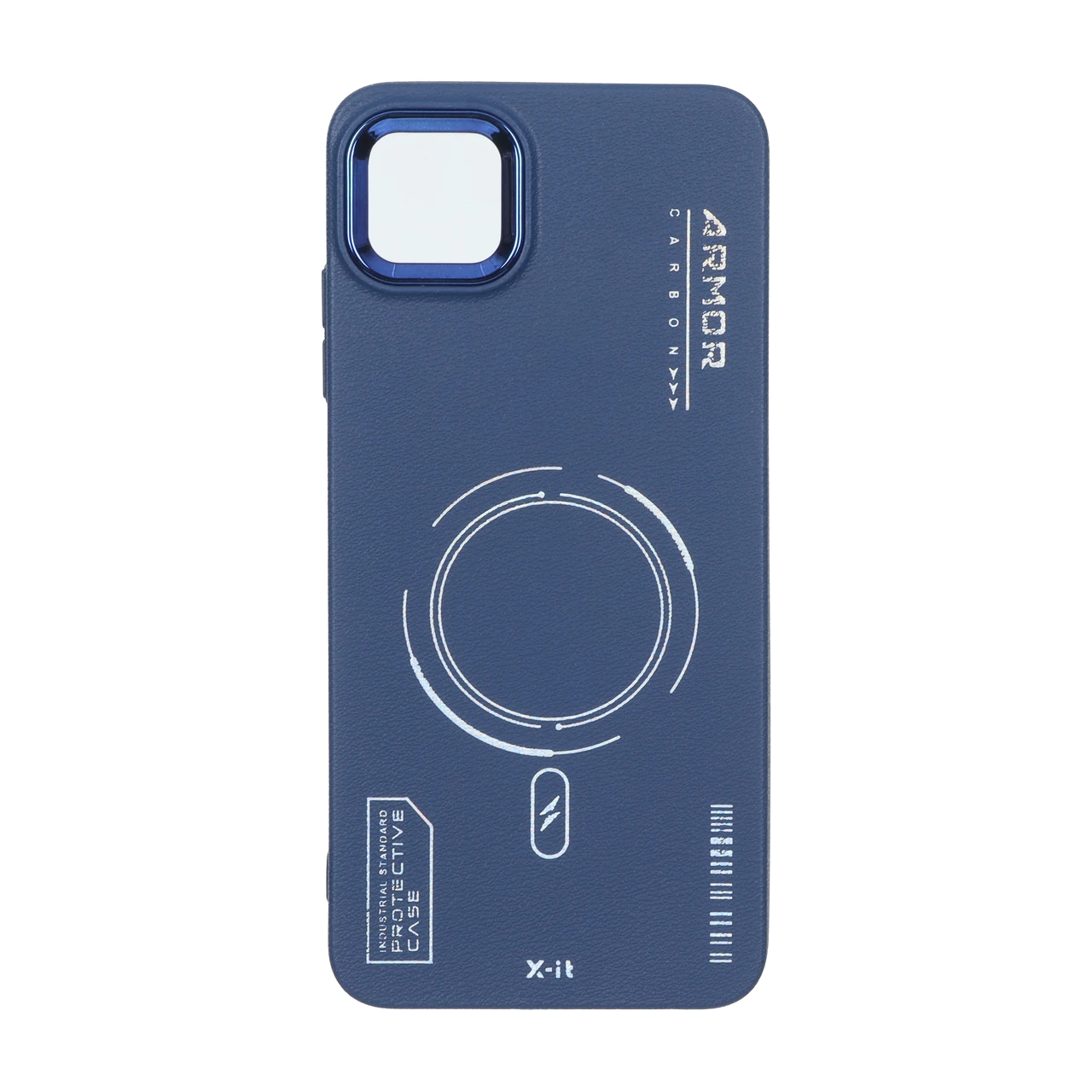 قاب Armor لنز متال Texture طرح مگ سیف Samsung Galaxy A22 5G - سرمه ای - اسپه کالا قاب Armor لنز متال Texture طرح مگ سیف Samsung Galaxy A22 5G - سرمه ای - تصویر 1