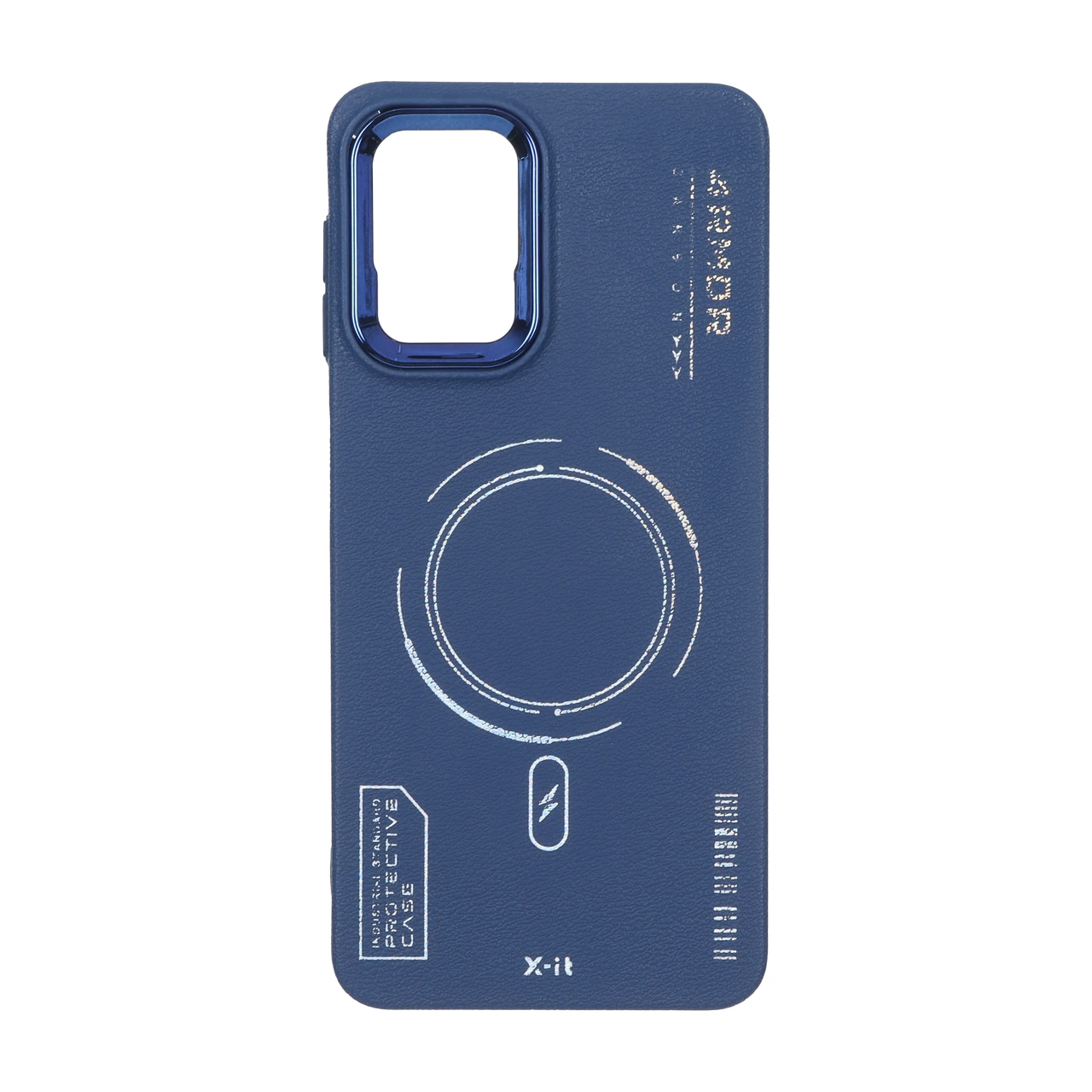 قاب Armor لنز متال Texture طرح مگ سیف Samsung Galaxy A22 4G / M22 / M32 4G / F22 - سرمه ای - اسپه کالا قاب Armor لنز متال Texture طرح مگ سیف Samsung Galaxy A22 4G / M22 / M32 4G / F22 - سرمه ای - تصویر 1