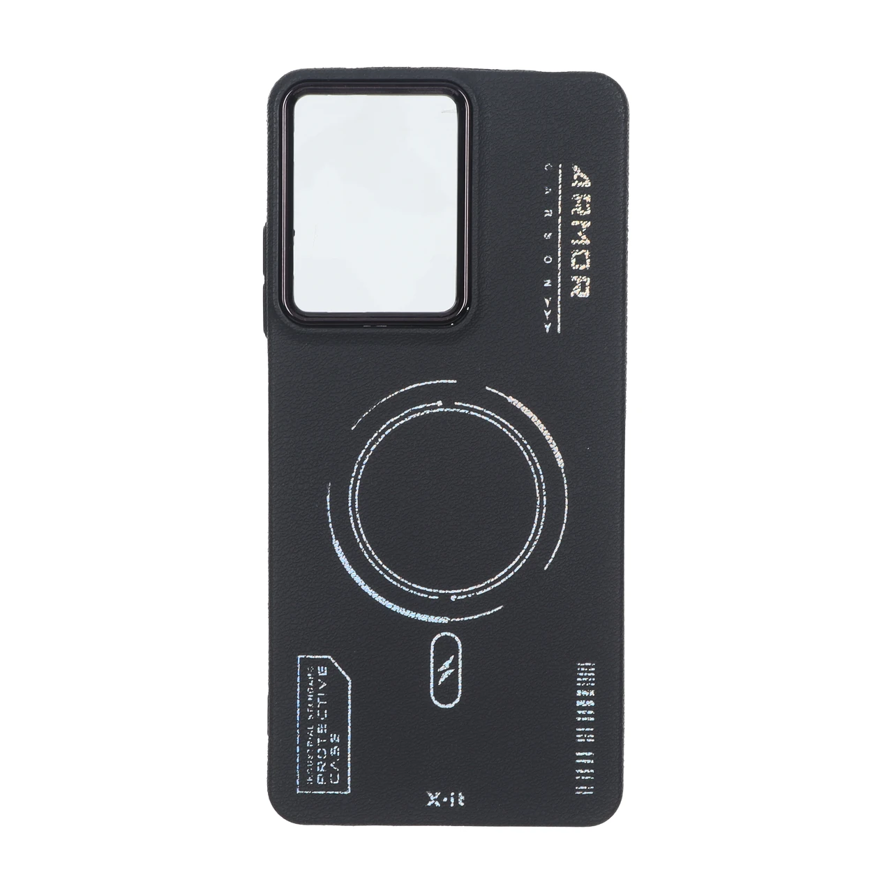 قاب Armor لنز متال Texture طرح مگ سیف Xiaomi Redmi Note 12 Pro Plus - مشکی - اسپه کالا قاب Armor لنز متال Texture طرح مگ سیف Xiaomi Redmi Note 12 Pro Plus - مشکی - تصویر 1