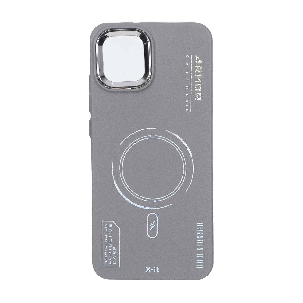 قاب Armor لنز متال Texture طرح مگ سیف Samsung Galaxy A03 - خاکستری - اسپه کالا قاب Armor لنز متال Texture طرح مگ سیف Samsung Galaxy A03 - خاکستری - تصویر 1
