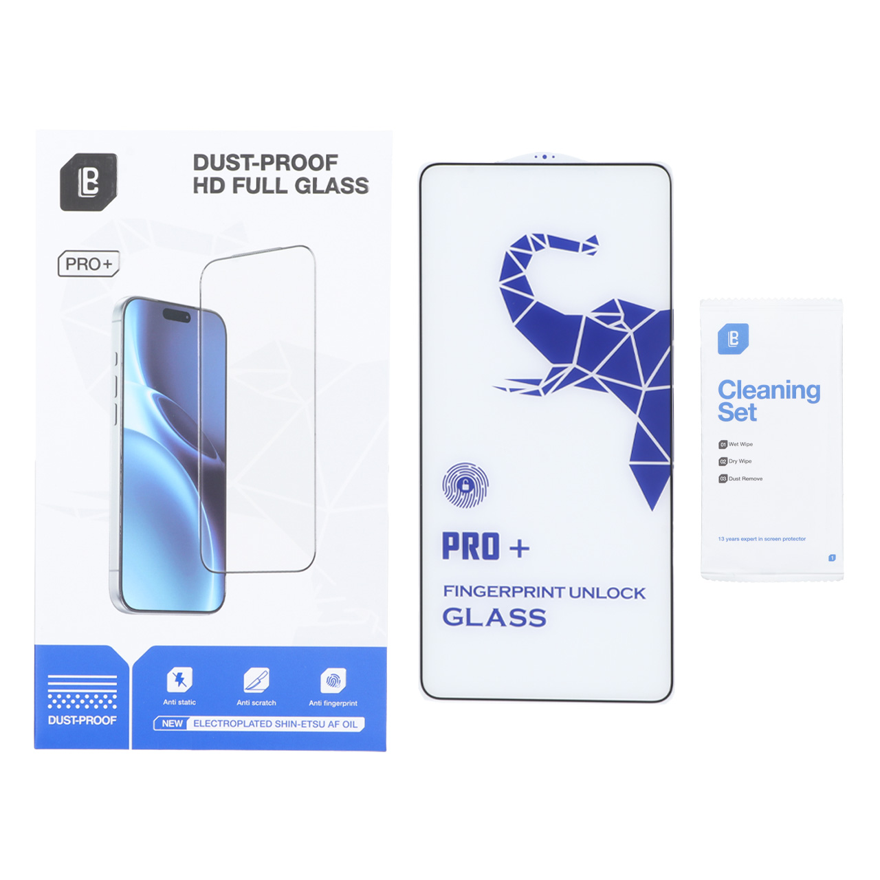 محافظ صفحه نمایش شیشه ای اورجینال Full Cover Anti Static Lanbi Pro Plus مدل Samsung Galaxy S25 Ultra (پک دار) - اسپه کالا محافظ صفحه نمایش شیشه ای اورجینال Full Cover Anti Static Lanbi Pro Plus مدل Samsung Galaxy S25 Ultra (پک دار) - تصویر 1