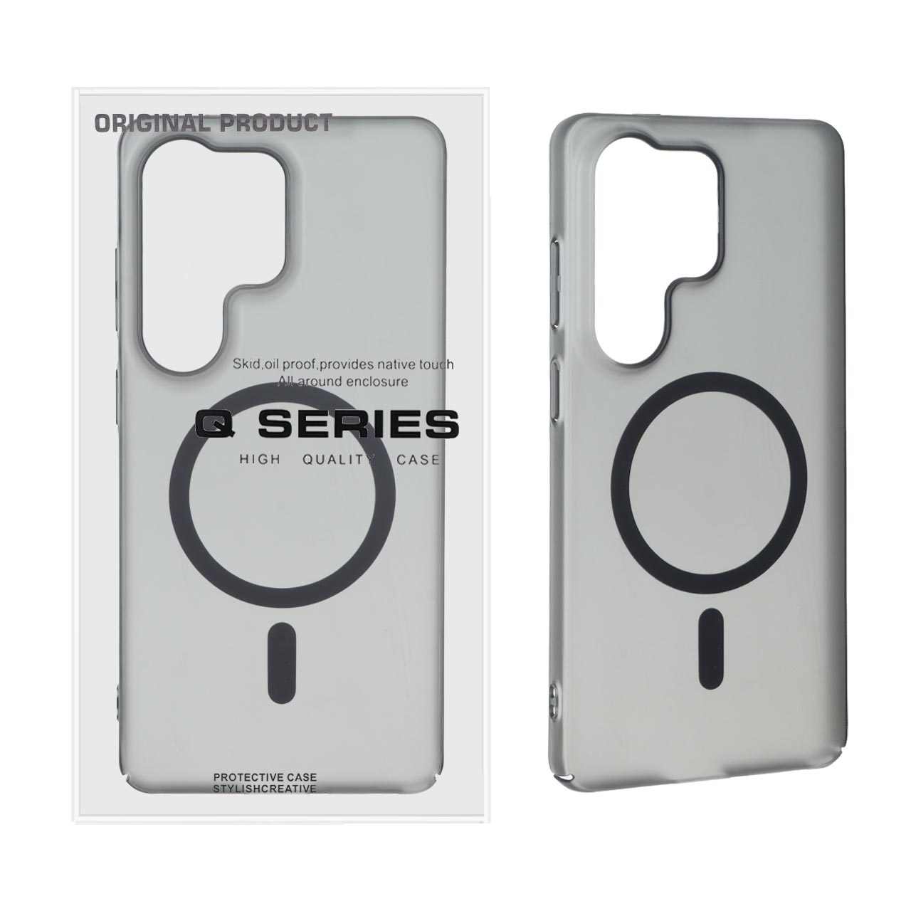 قاب اورجینال Q Serires مات MagSafe مدل Samsung Galaxy S26 Ultra - مشکی (پک دار) - MPS - اسپه کالا قاب اورجینال Q Serires مات MagSafe مدل Samsung Galaxy S26 Ultra - مشکی (پک دار) - MPS - تصویر 1