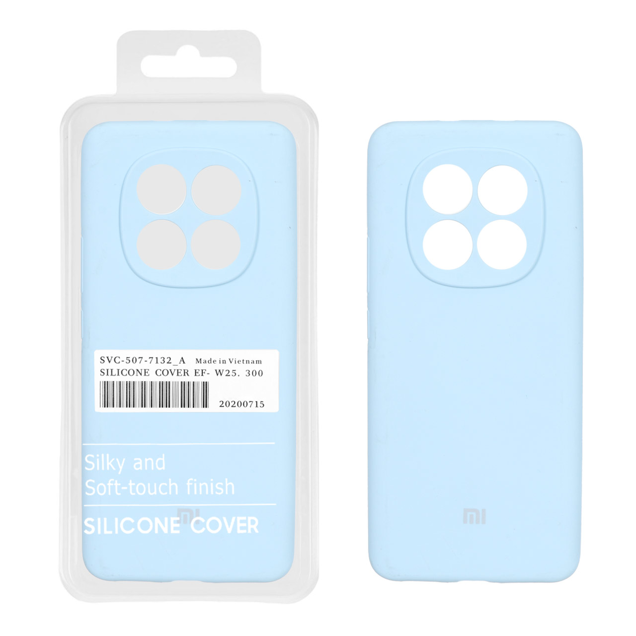 قاب سیلیکونی پاک کنی اورجینال درجه یک Xiaomi Redmi Note 15 - آبی آسمانی (پک دار) - اسپه کالا قاب سیلیکونی پاک کنی اورجینال درجه یک Xiaomi Redmi Note 15 - آبی آسمانی (پک دار) - تصویر 1