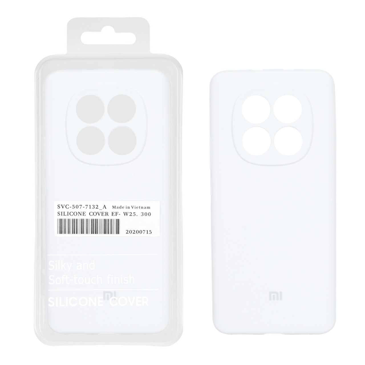 قاب سیلیکونی پاک کنی اورجینال درجه یک Xiaomi Redmi Note 15 - سفید (پک دار) - اسپه کالا قاب سیلیکونی پاک کنی اورجینال درجه یک Xiaomi Redmi Note 15 - سفید (پک دار) - تصویر 1