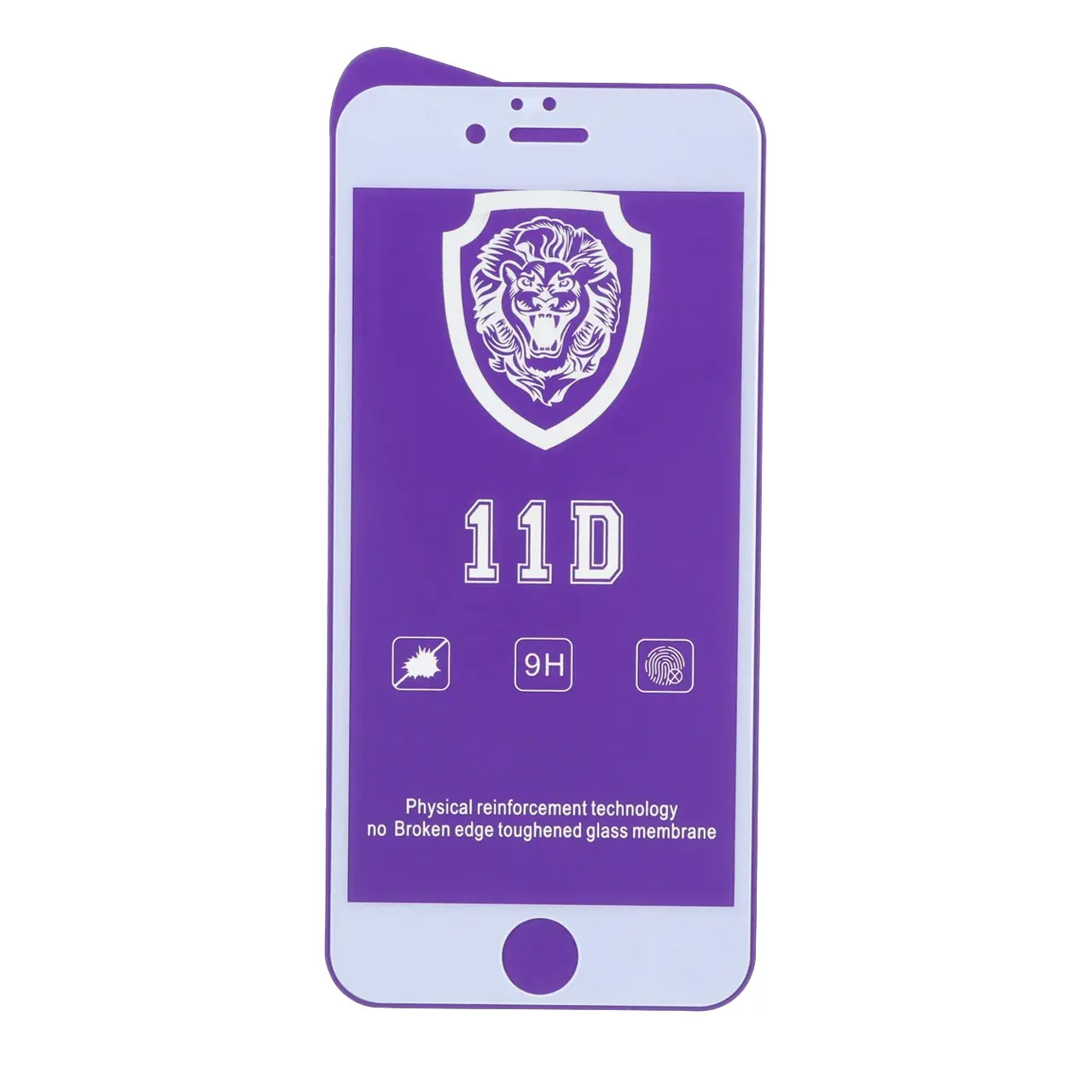 محافظ صفحه نمایش شیشه ای Full Cover Lion 11D مدل Apple iPhone 6 / iPhone 6s - سفید - اسپه کالا محافظ صفحه نمایش شیشه ای Full Cover Lion 11D مدل Apple iPhone 6 / iPhone 6s - سفید - تصویر 1
