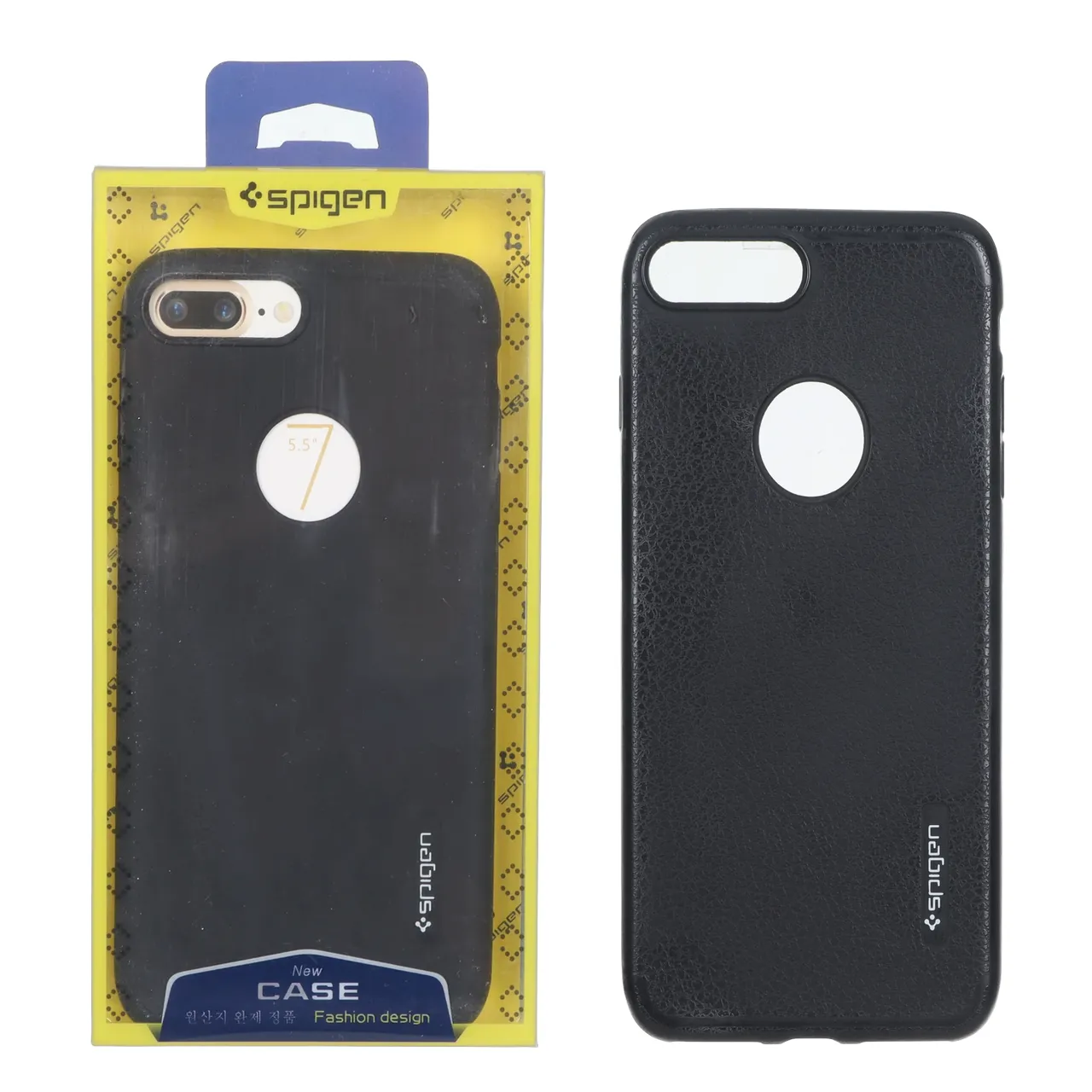 قاب Spigen ساده Apple iPhone 7 Plus / iPhone 8 Plus - مشکی (پک دار) - اسپه کالا قاب Spigen ساده Apple iPhone 7 Plus / iPhone 8 Plus - مشکی (پک دار) - تصویر 1