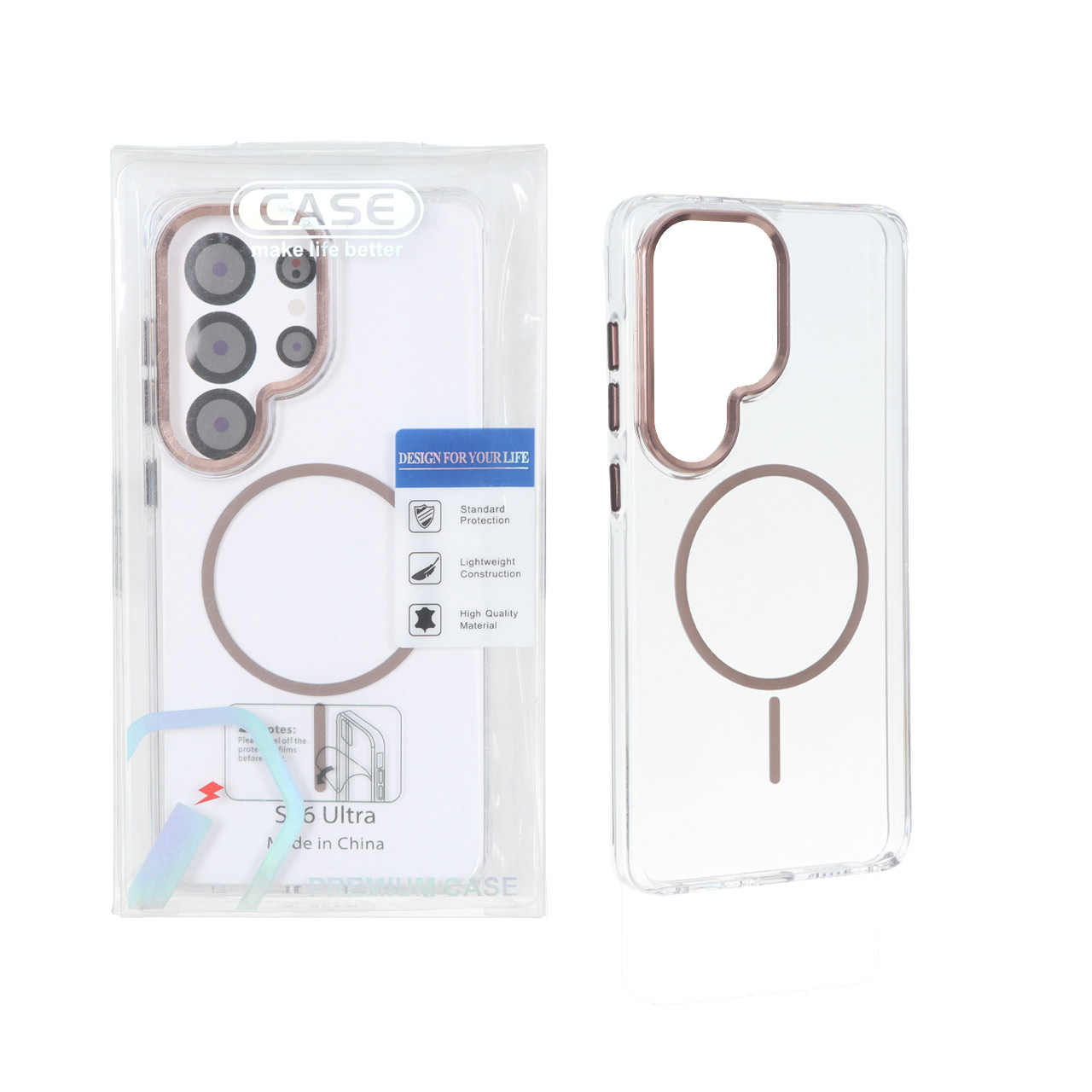 قاب اورجینال Premium Case کریستالی MagSafe لنز فلزی Samsung Galaxy S26 Ultra - نسکافه ای (پک دار) - اسپه کالا قاب اورجینال Premium Case کریستالی MagSafe لنز فلزی Samsung Galaxy S26 Ultra - نسکافه ای (پک دار) - تصویر 1