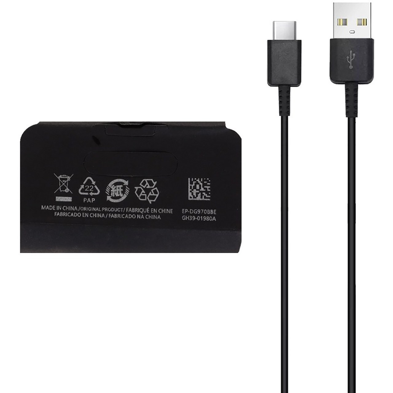 کابل شارژ Samsung Type-C مدل EP-DG970BBE - مشکی - اسپه کالا کابل شارژ Samsung Type-C مدل EP-DG970BBE - مشکی - تصویر 1