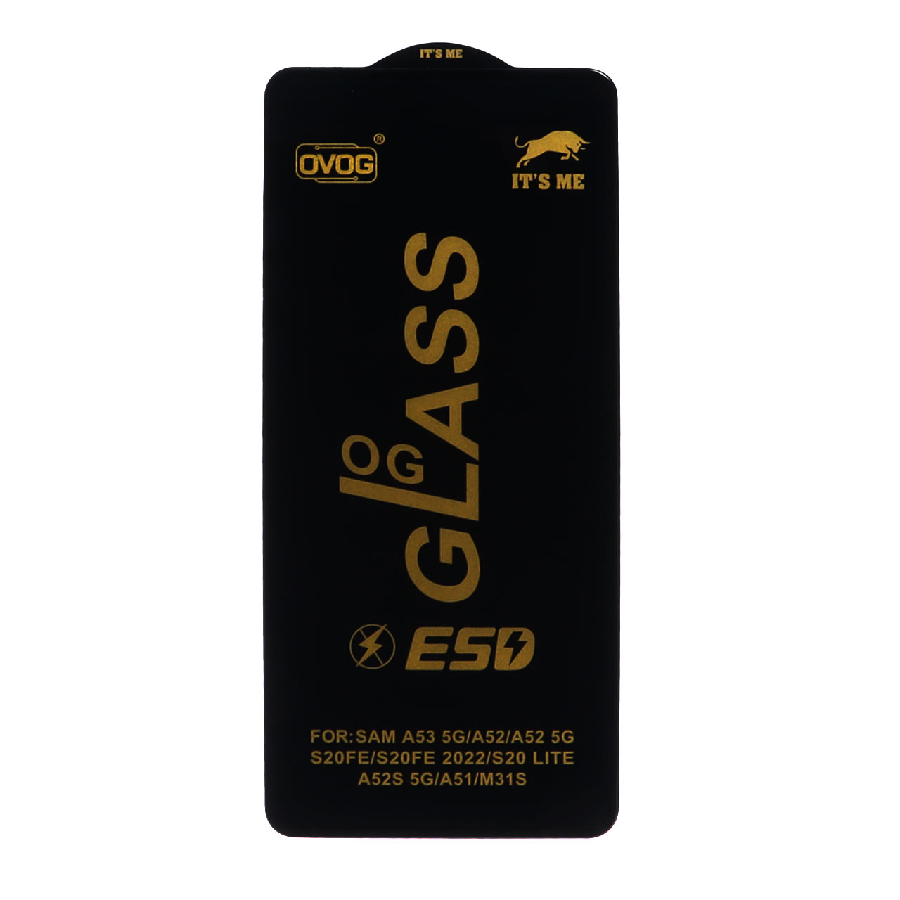 محافظ صفحه نمایش شیشه ای درجه یک Samsung Galaxy A51 / A52 / A52S / A53 / S20 FE - Full Cover OG - ESD OVOG (بدون پک) - مشکی - اسپه کالا محافظ صفحه نمایش شیشه ای درجه یک Samsung Galaxy A51 / A52 / A52S / A53 / S20 FE - Full Cover OG - ESD OVOG (بدون پک) - مشکی - تصویر 1