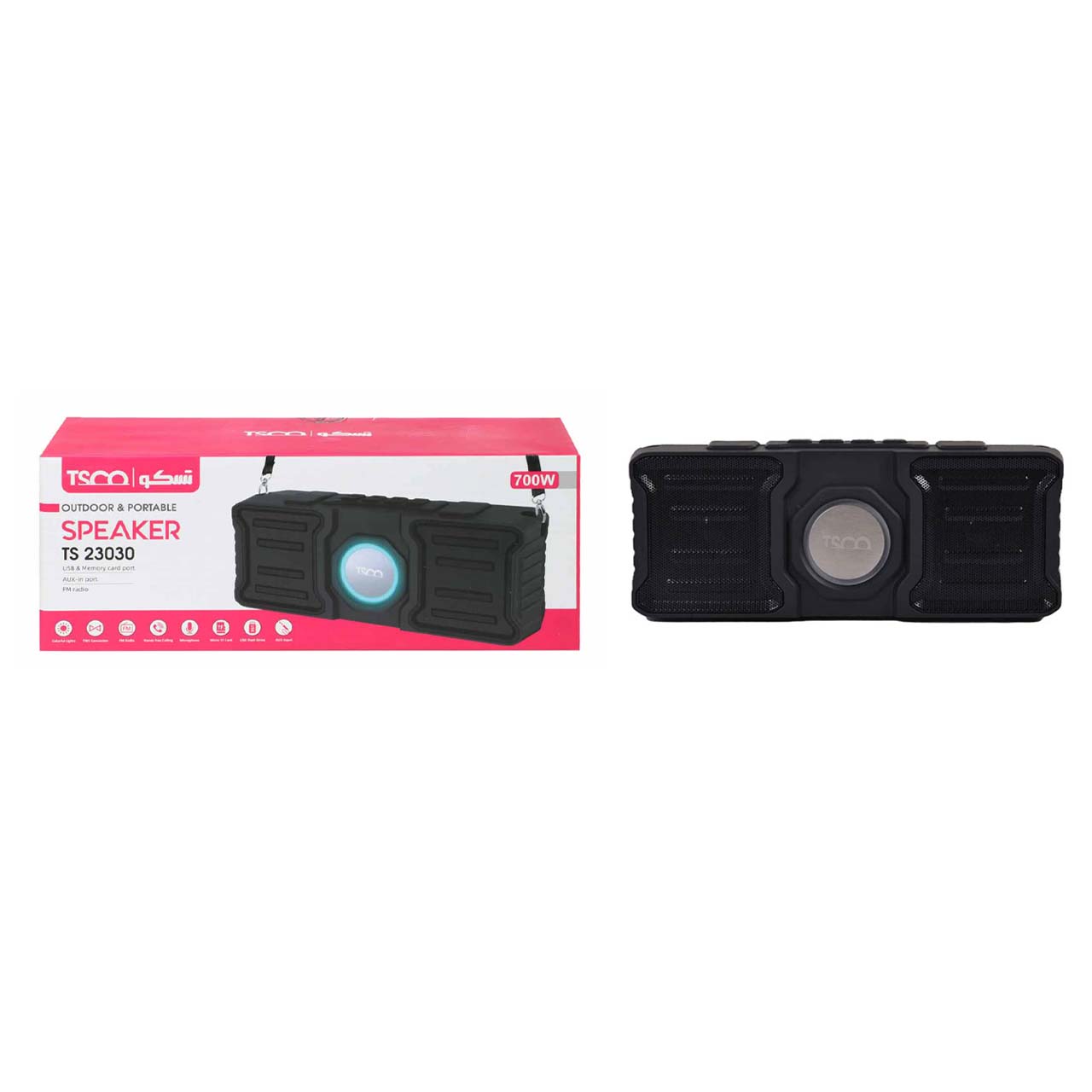اسپیکر بی سیم TSCO مدل TS 23030 - مشکی - اسپه کالا اسپیکر بی سیم TSCO مدل TS 23030 - مشکی - تصویر 1