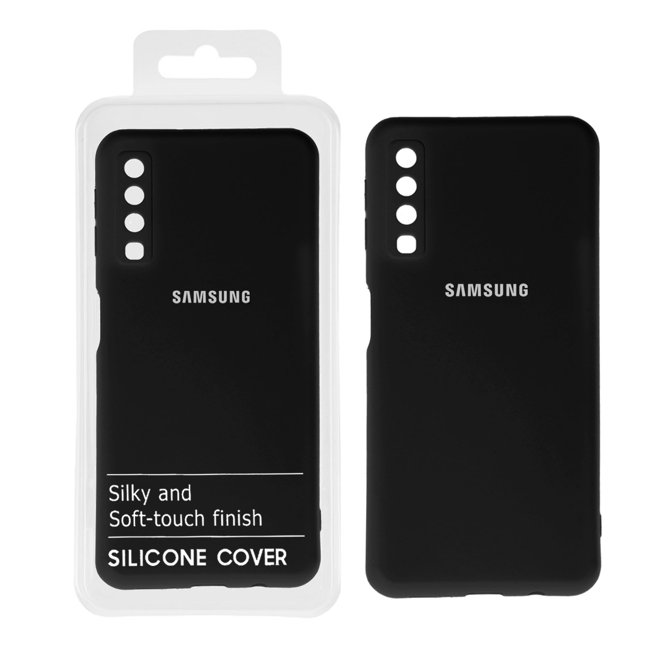 قاب نیو سیلیکون محافظ لنزدار RFF مدل Samsung Galaxy A7 2018 / A750 - مشکی (پک دار) - اسپه کالا قاب نیو سیلیکون محافظ لنزدار RFF مدل Samsung Galaxy A7 2018 / A750 - مشکی (پک دار) - تصویر 1