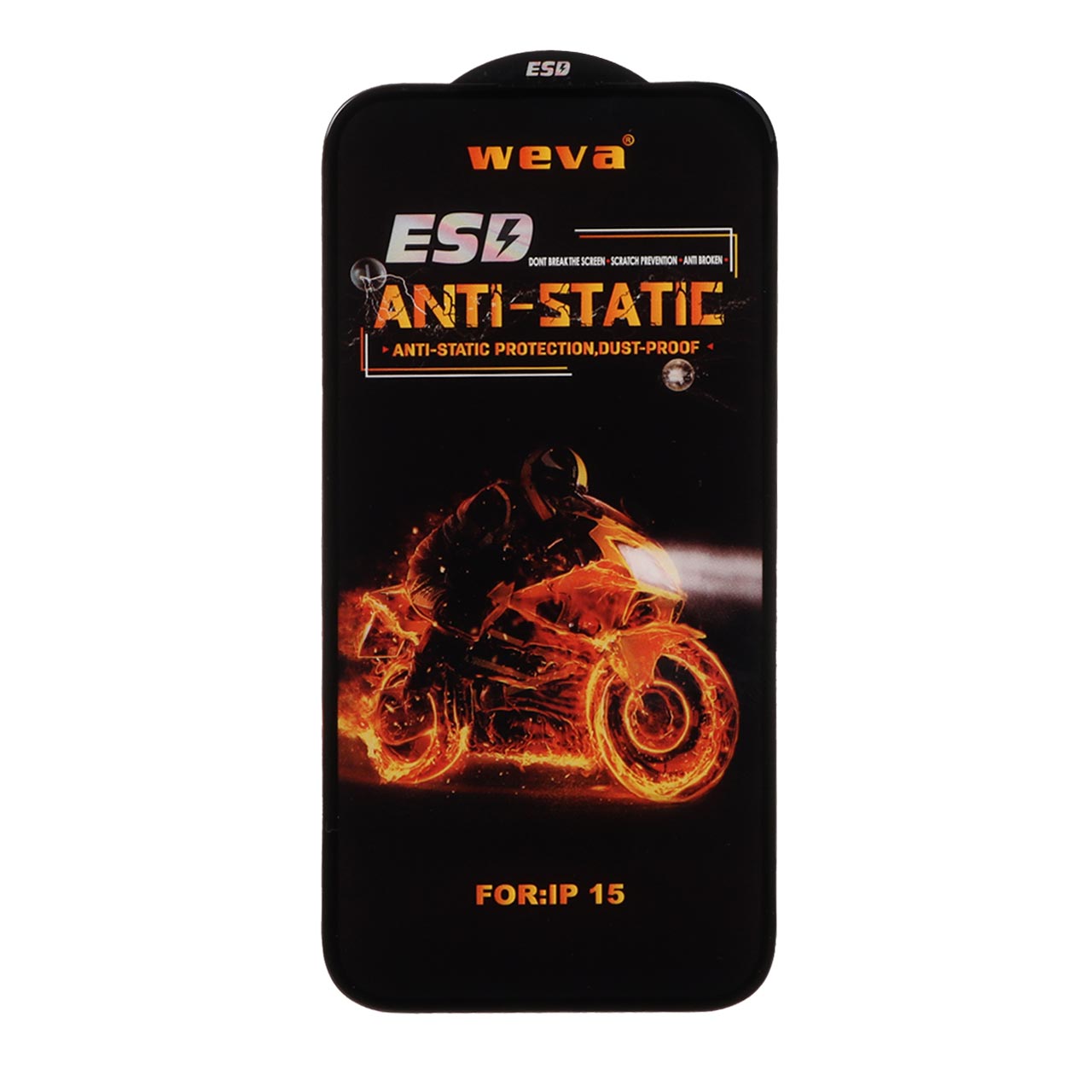 محافظ صفحه نمایش شیشه ای Full Cover ESD Anti Static - Weva مدل Apple iphone 16 / iPhone 15 / iPhone 14 Pro (بدون پک) - اسپه کالا محافظ صفحه نمایش شیشه ای Full Cover ESD Anti Static - Weva مدل Apple iphone 16 / iPhone 15 / iPhone 14 Pro (بدون پک) - تصویر 1
