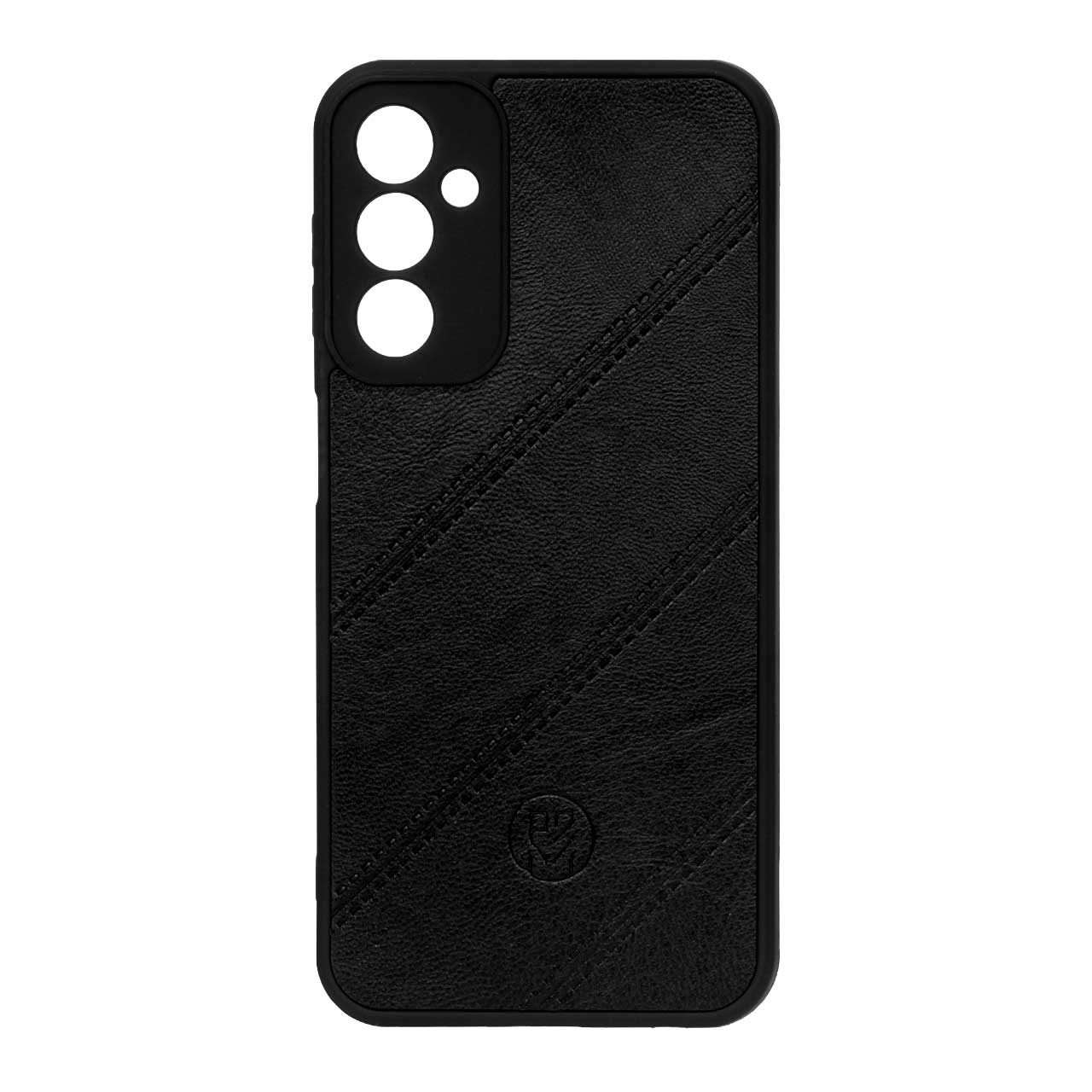 قاب طرح چرم مورب Samsung Galaxy A14 - مشکی - اسپه کالا قاب طرح چرم مورب Samsung Galaxy A14 - مشکی - تصویر 1