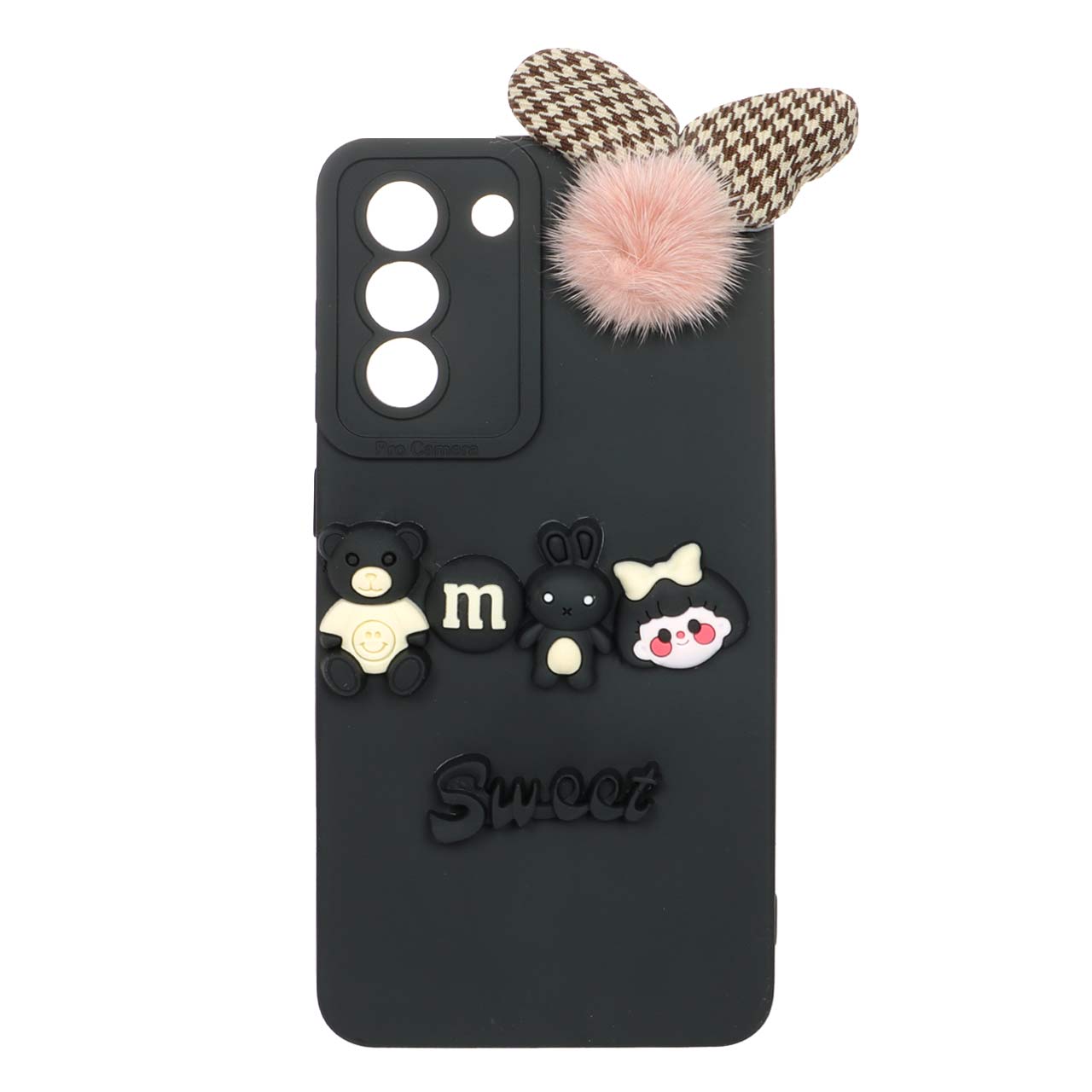 قاب برجسته عروسکی پشمی Sweet مدل Samsung Galaxy S21 FE - مشکی - اسپه کالا قاب برجسته عروسکی پشمی Sweet مدل Samsung Galaxy S21 FE - مشکی - تصویر 1