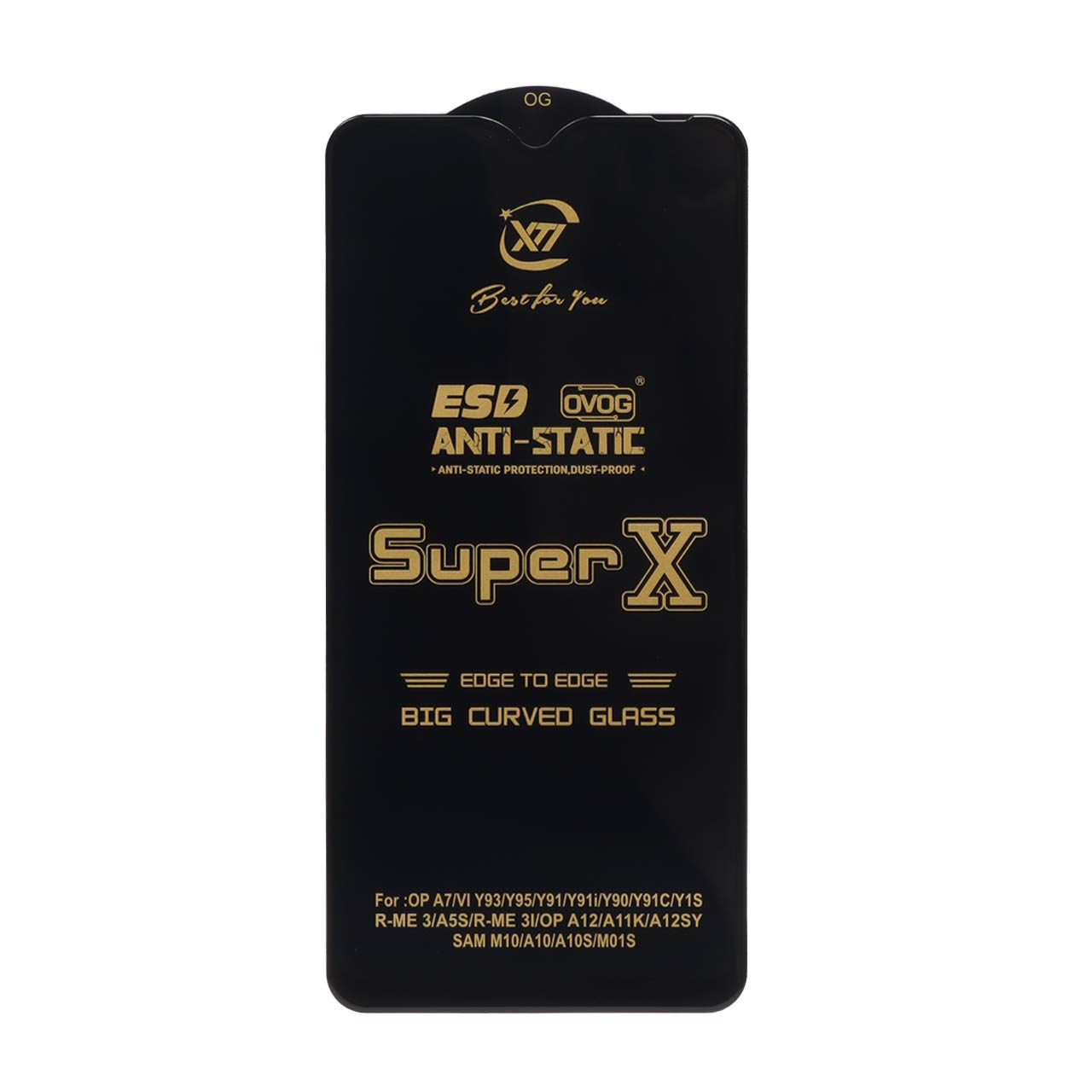محافظ صفحه نمایش آنتی استاتیک Full Cover Super X مدل Samsung A10 / A10S / M10 / M20 / M01S - اسپه کالا محافظ صفحه نمایش آنتی استاتیک Full Cover Super X مدل Samsung A10 / A10S / M10 / M20 / M01S - تصویر 1