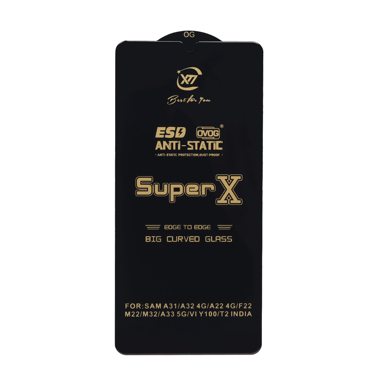 محافظ صفحه نمایش آنتی استاتیک Full Cover Super X مدل Samsung A31 / A32 4G / A33 / A22 4G / M22 / M32 4G / F22 - اسپه کالا محافظ صفحه نمایش آنتی استاتیک Full Cover Super X مدل Samsung A31 / A32 4G / A33 / A22 4G / M22 / M32 4G / F22 - تصویر 1