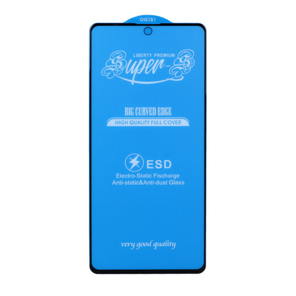 محافظ صفحه نمایش شیشه ای آنتی استاتیک مات Full Cover Super S-OG مدل Samsung Galaxy A71 / A72 / A73 / M51 / M52 / M53 / M54 / M62 / Note 12 Pro 5G / Note 12 Pro Plus / Poco X5 Pro / Poco F5