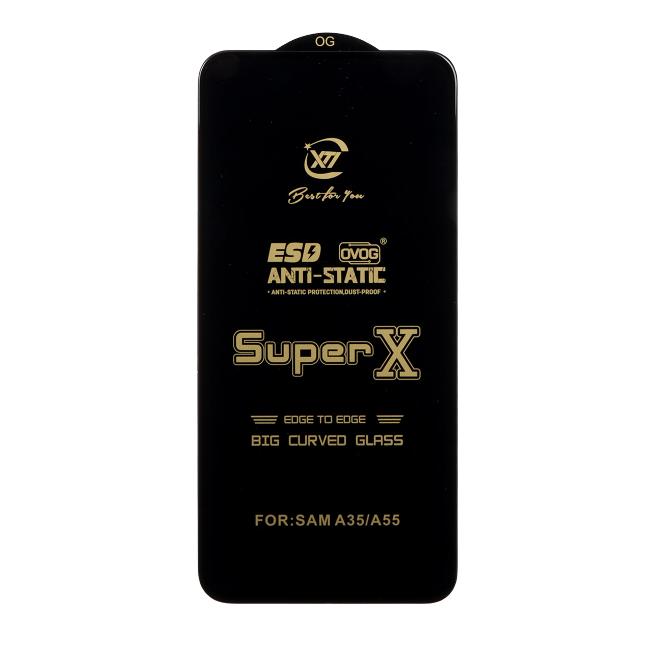 محافظ صفحه نمایش آنتی استاتیک Full Cover Super X مدل Samsung Galaxy A27 / A35 / A55 - اسپه کالا محافظ صفحه نمایش آنتی استاتیک Full Cover Super X مدل Samsung Galaxy A27 / A35 / A55 - تصویر 1